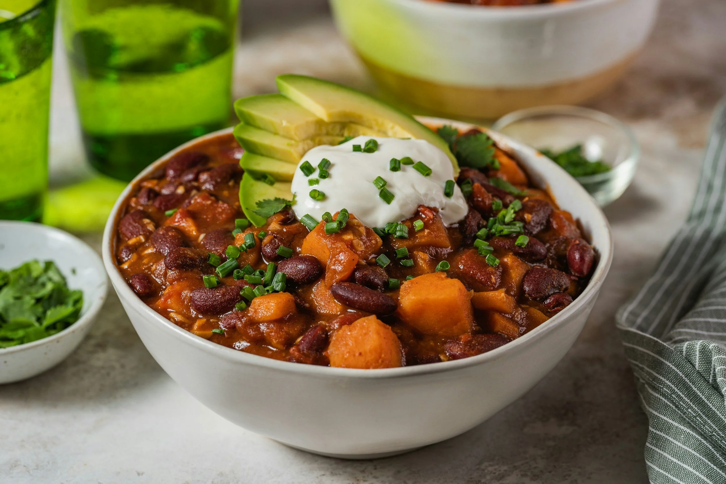 Lentil Sweet Potato Chili