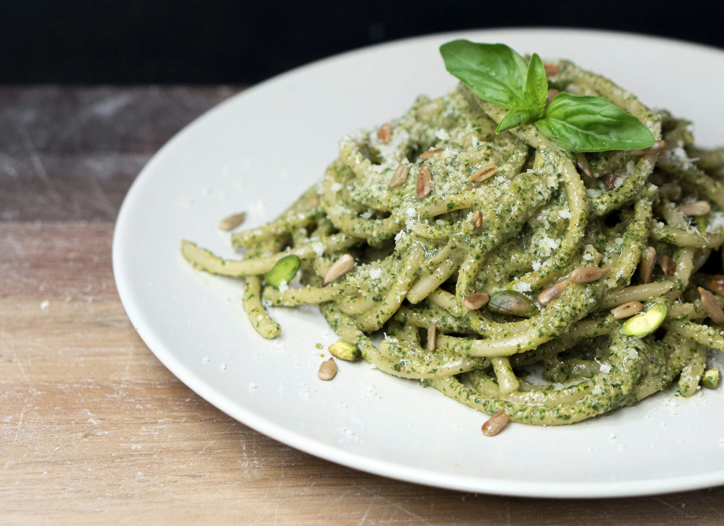 Pesto Pasta Roasted Vegetables