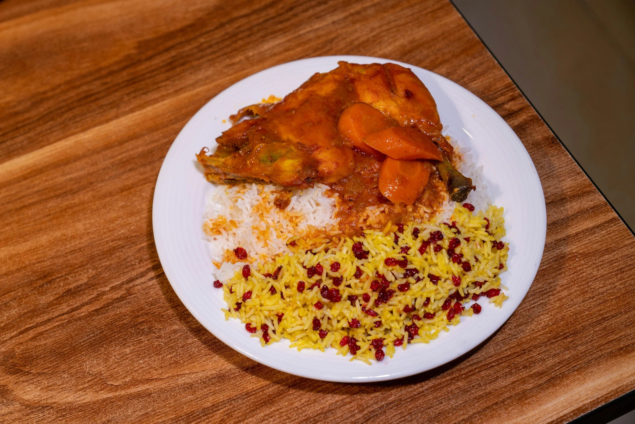 Moroccan Chicken with Rice and Apricots