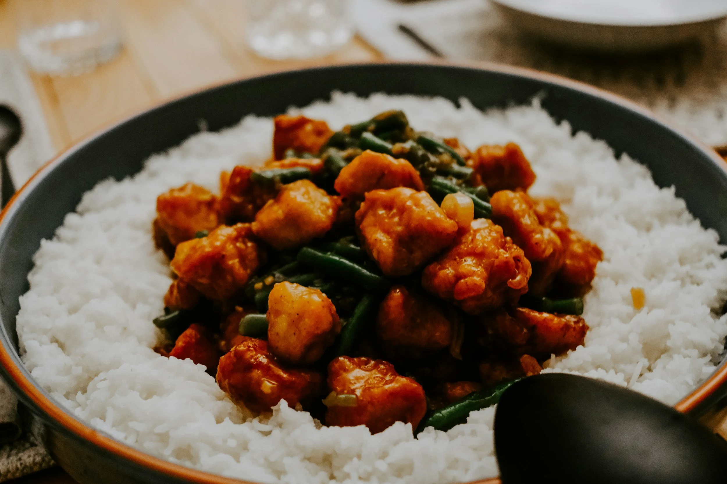 Orange Chicken Bowls