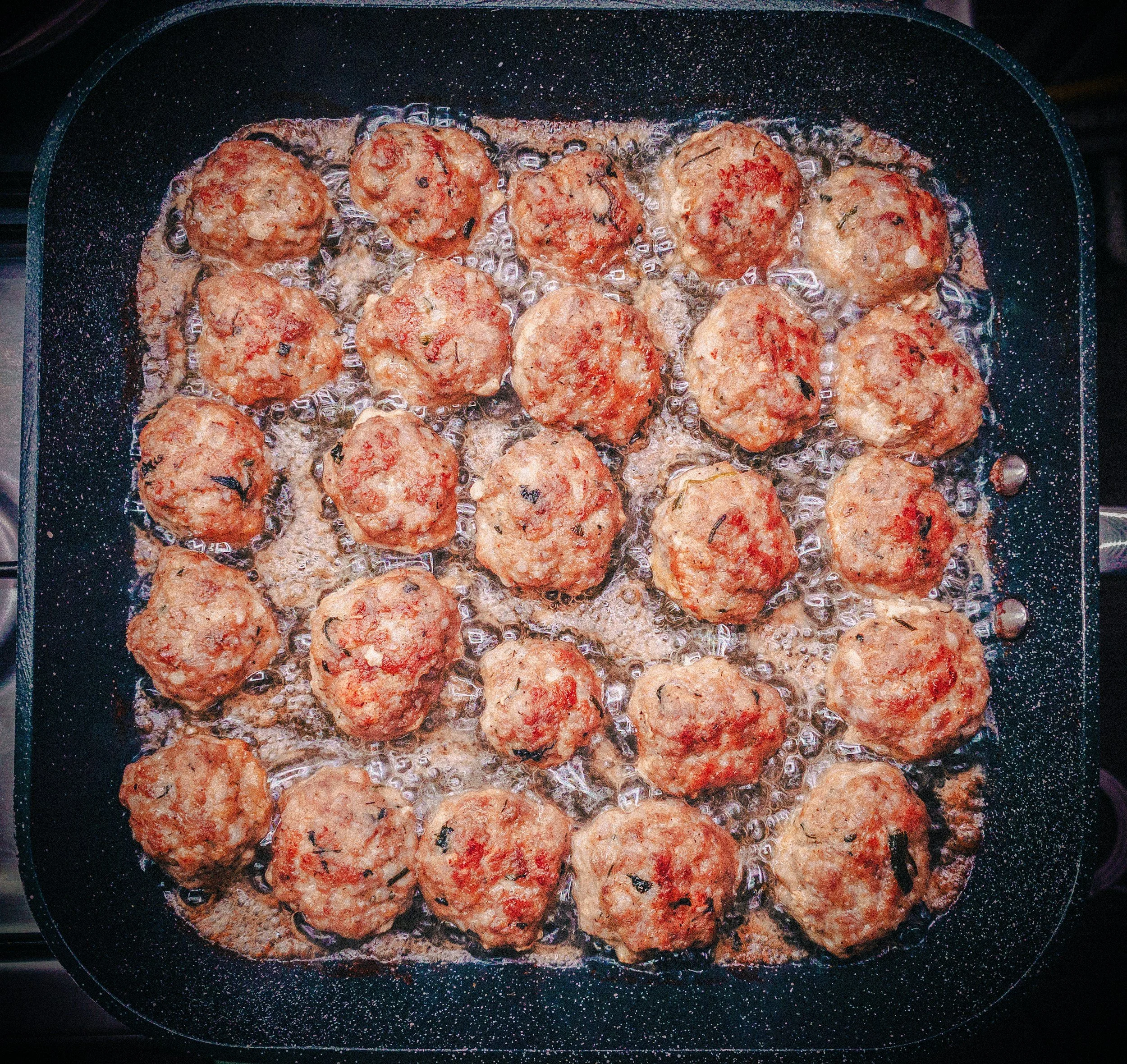 Teriyaki Beef Meatballs with Rice