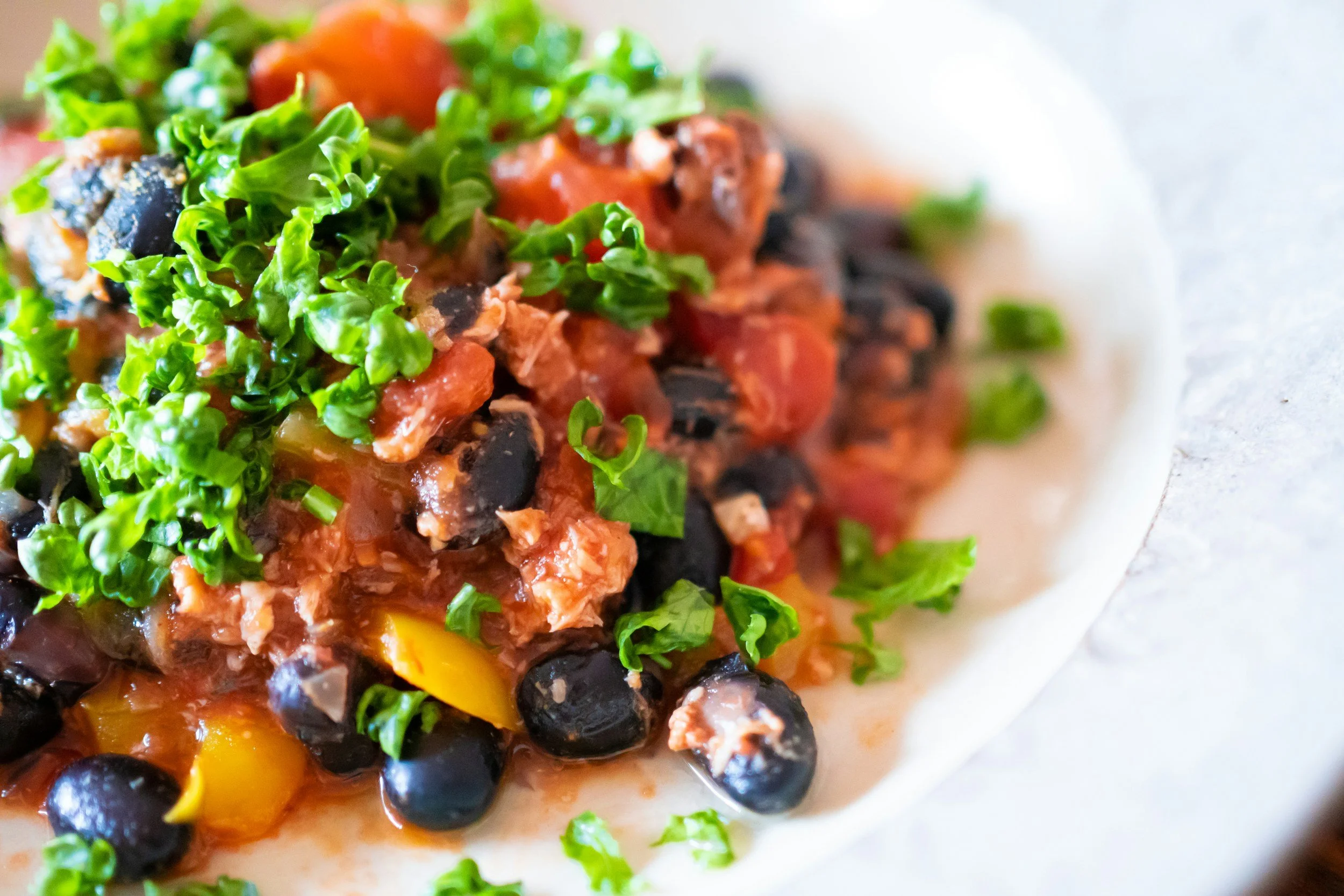 Loaded Black Bean Quesadilla Bowls