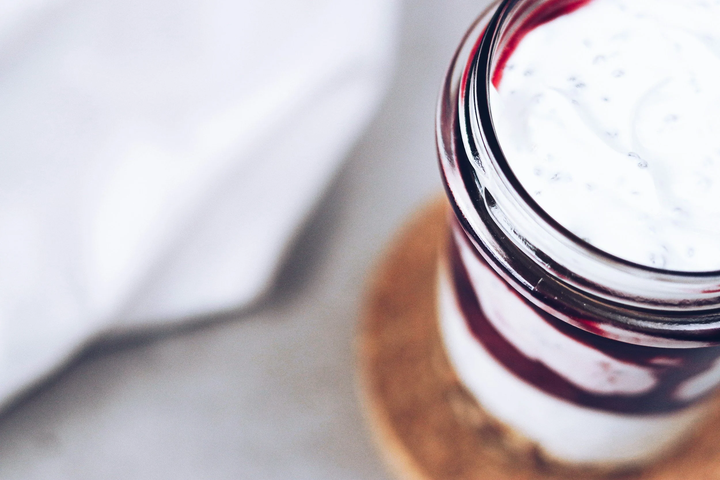 Greek Yogurt Berry Parfait Jars