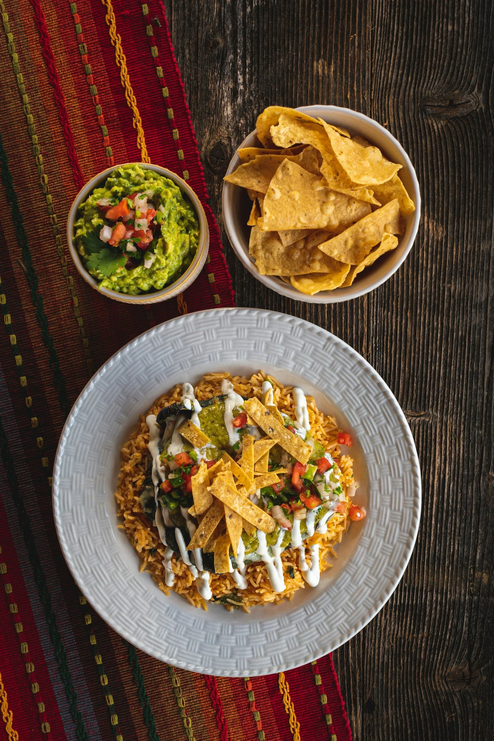 Chicken Enchilada Rice Bowls