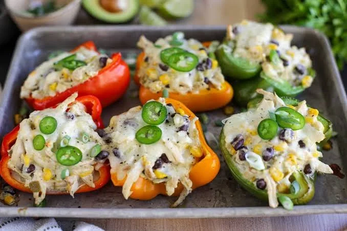 Southwestern Chicken Stuffed Peppers