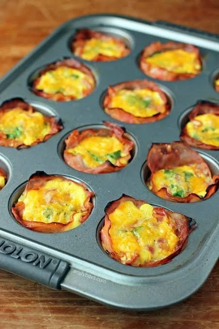 Ham and Cheese Egg Muffin Cups