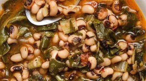 Black-Eyed Pea and Collard Greens Stew