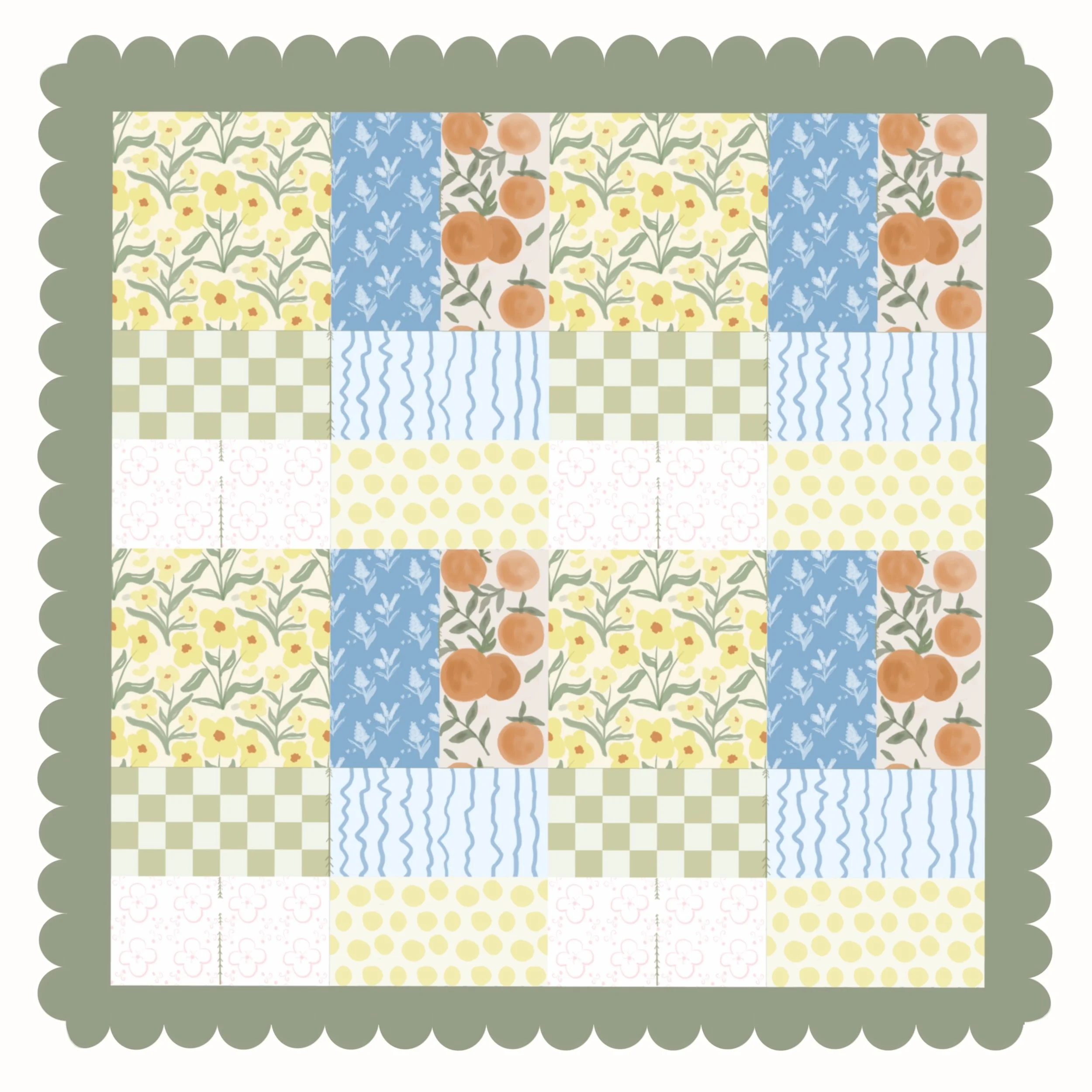 Latest pattern for spoonflowers drawing challenge-patchwork revival.
It&rsquo;s been awhile since I&rsquo;ve drawn a pattern and this one was 7 patterns!
It was a fun design challenge to get started again.

#spoonflowerfabricdesign #spoonflowerartist