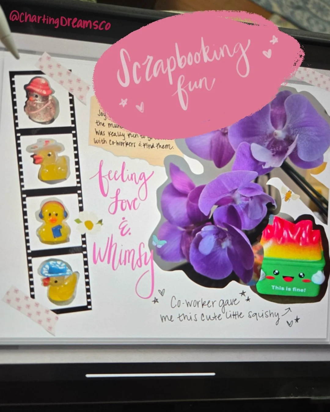 Been really vibing with scrapbooking/journaling recently. 

I&rsquo;m trying to take in all the little things and have appreciation for it all.

This scrapbook is the graceful gray digital scrapbook that you can find in my shop.