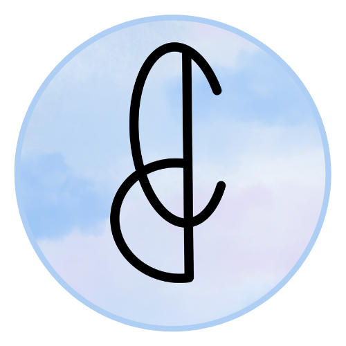 Charting Dreams logo over a cloudy blue sky background