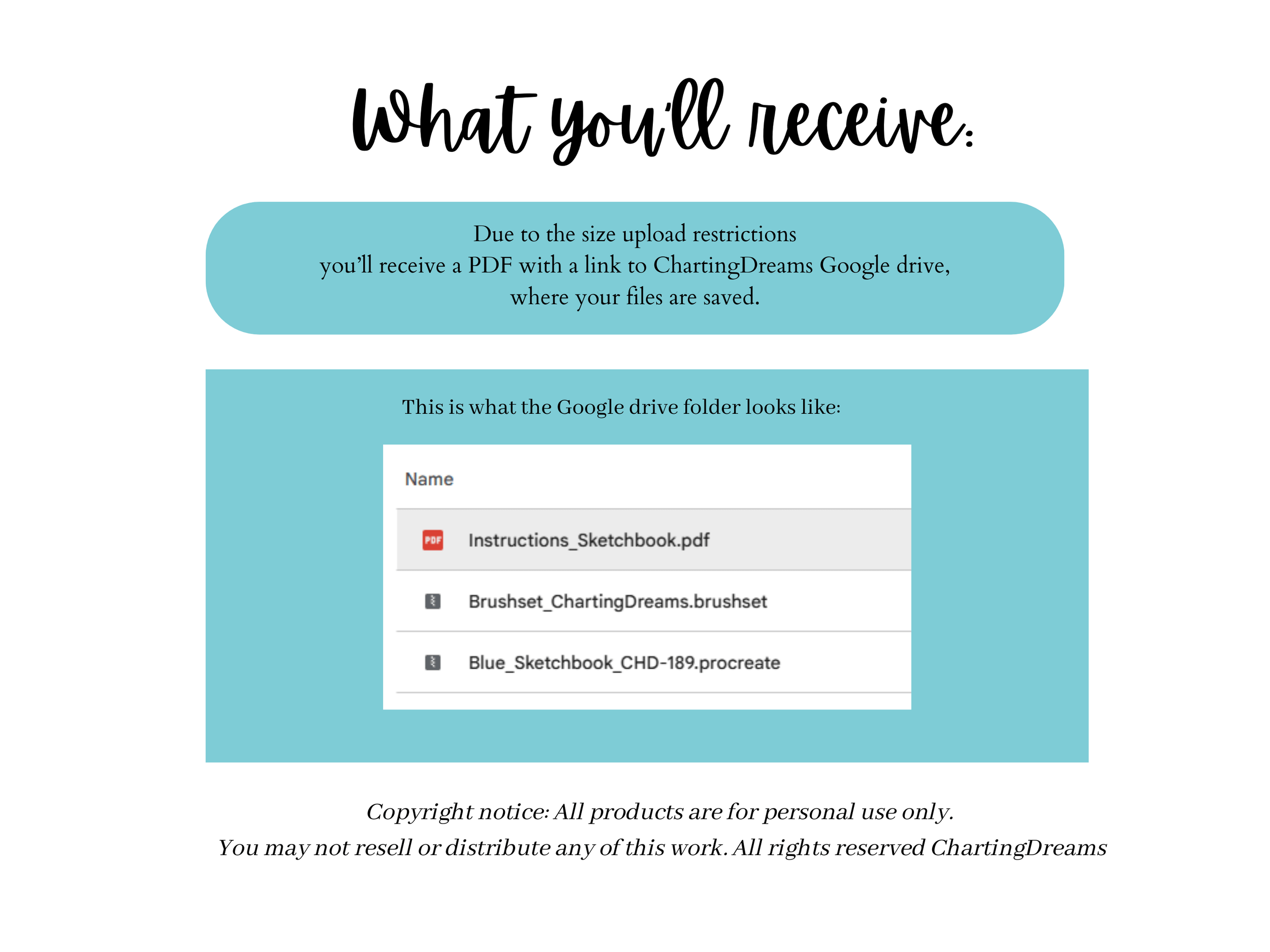 Digital Procreate art journal sketchbook for daily sketching and creative exploration