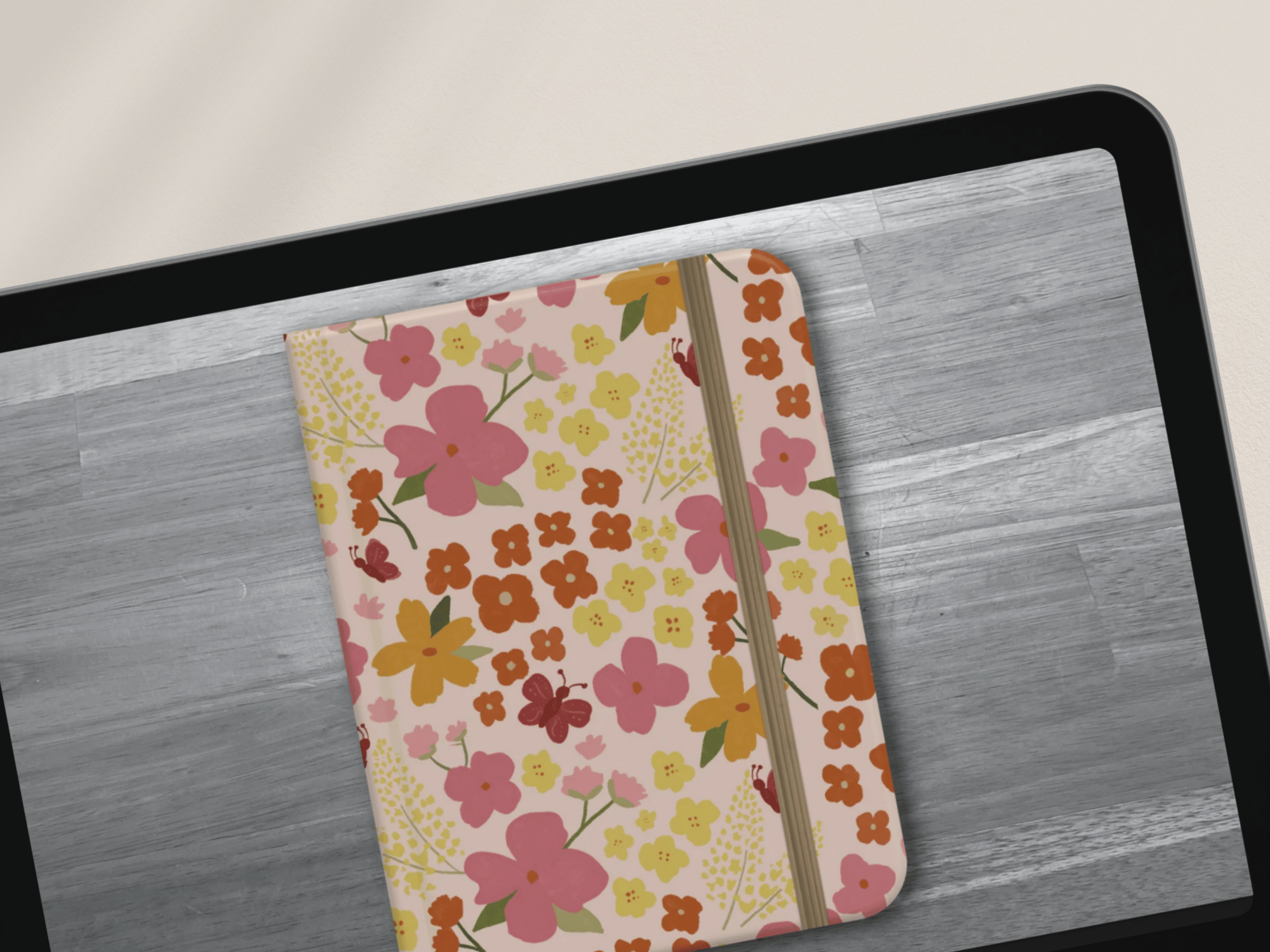 Digital floral journal for iPad