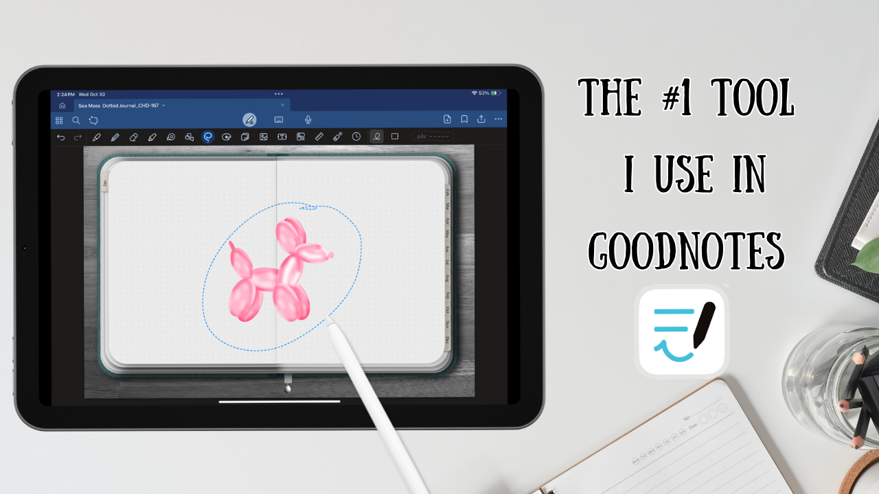 How to use the Lasso tool in Goodnotes on your iPad