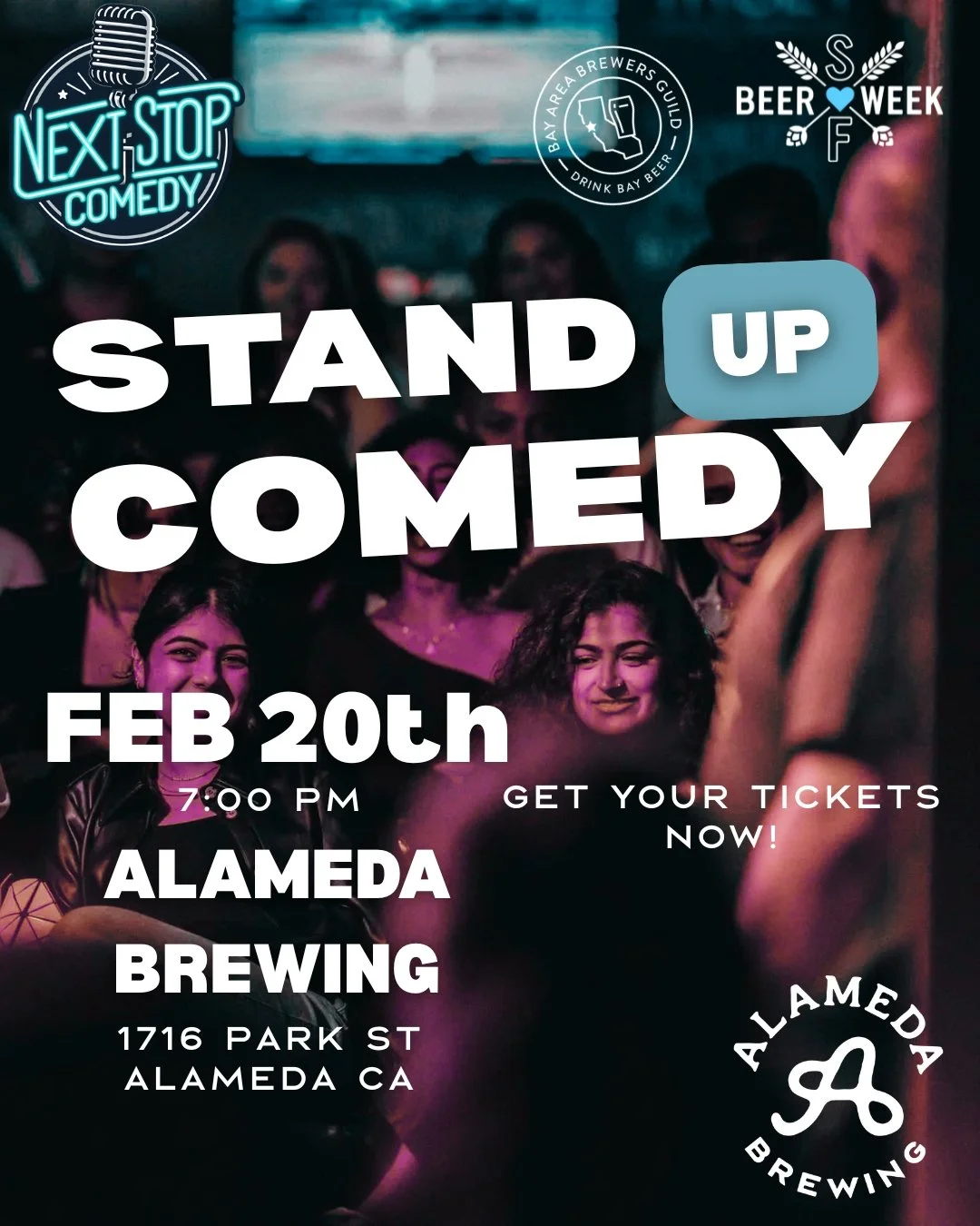 Next Stop Comedy @ Alameda Brewing SF Beer Week Edition