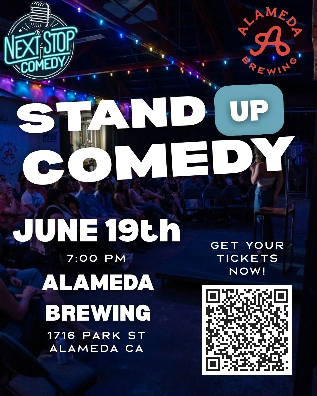 Next Stop Comedy @ Alameda Brewing
