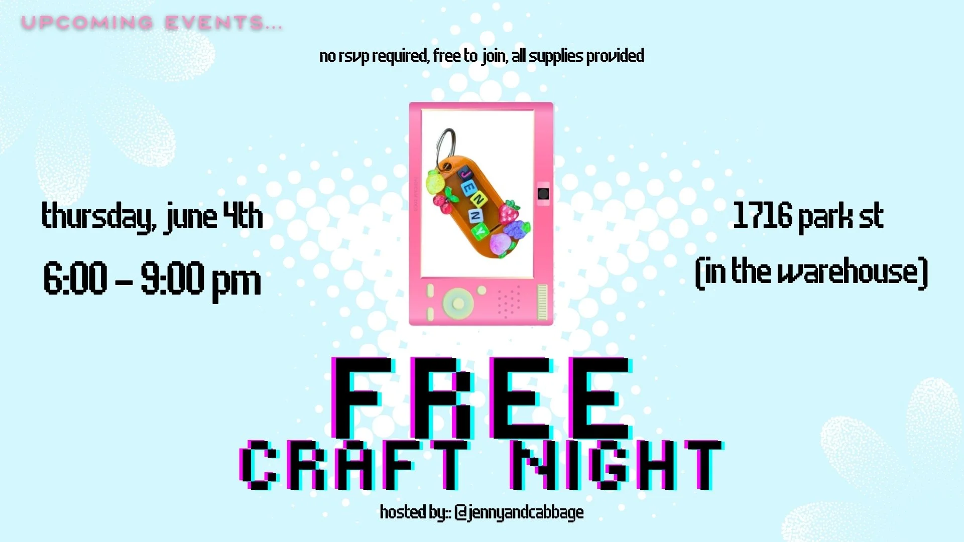 Craft Night w/Jennyandcabbage