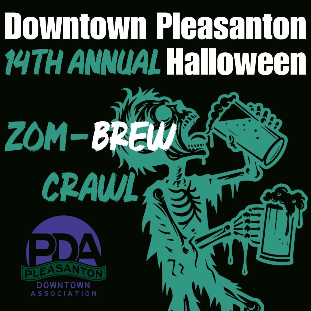 Downtown Pleasanton 14th Annual Zombrew Crawl