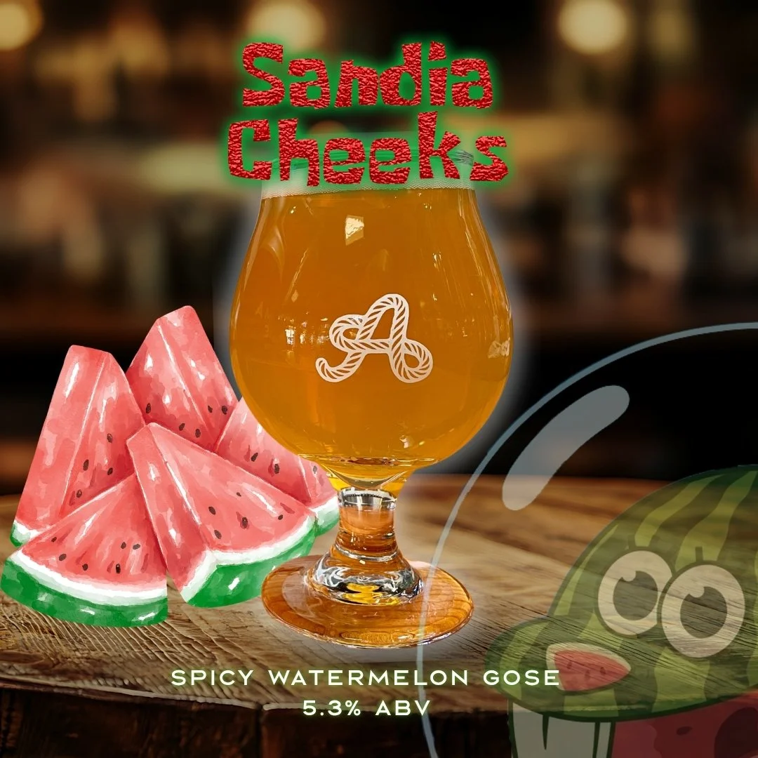 Go to the Sandia Cheeks, spicy watermelon gose beer info page