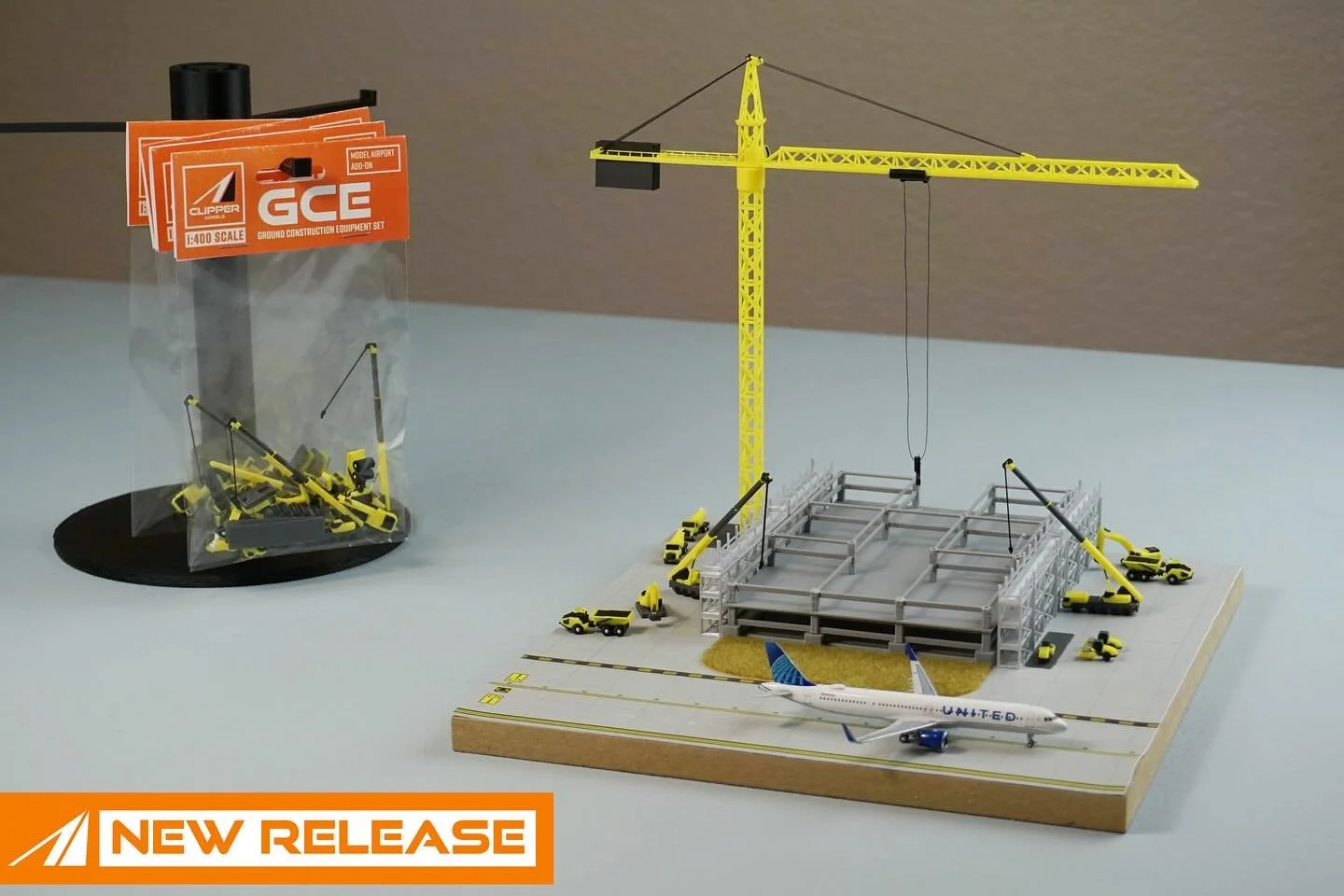 🚧 The All-New GCE Line Has Arrived! 🚧
Say hello to our Ground Construction Equipment (GCE) series — the perfect upgrade for any airport that’s still under construction. Whether you’re building runways or detailing site work, these