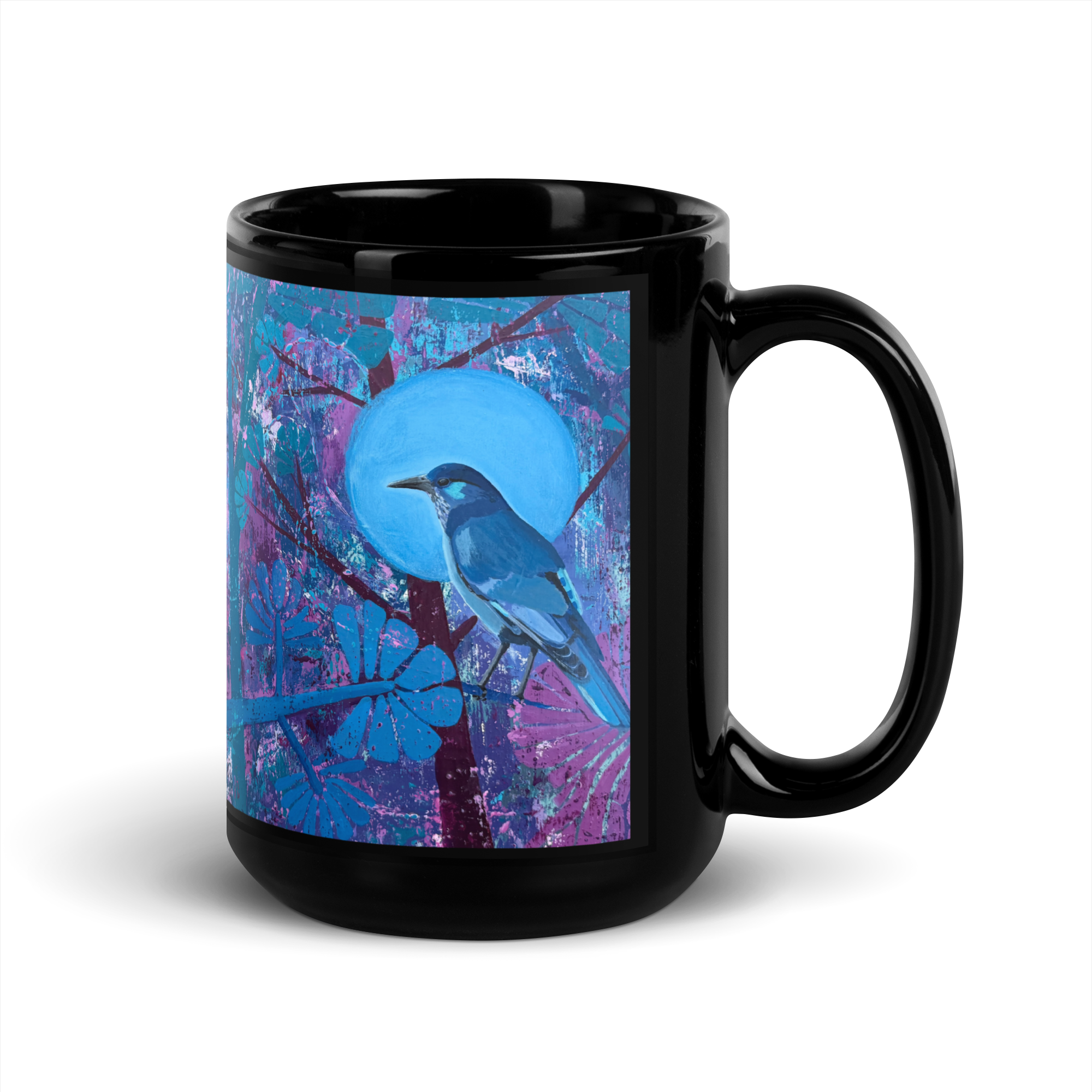 Solitude - Black Glossy Mug