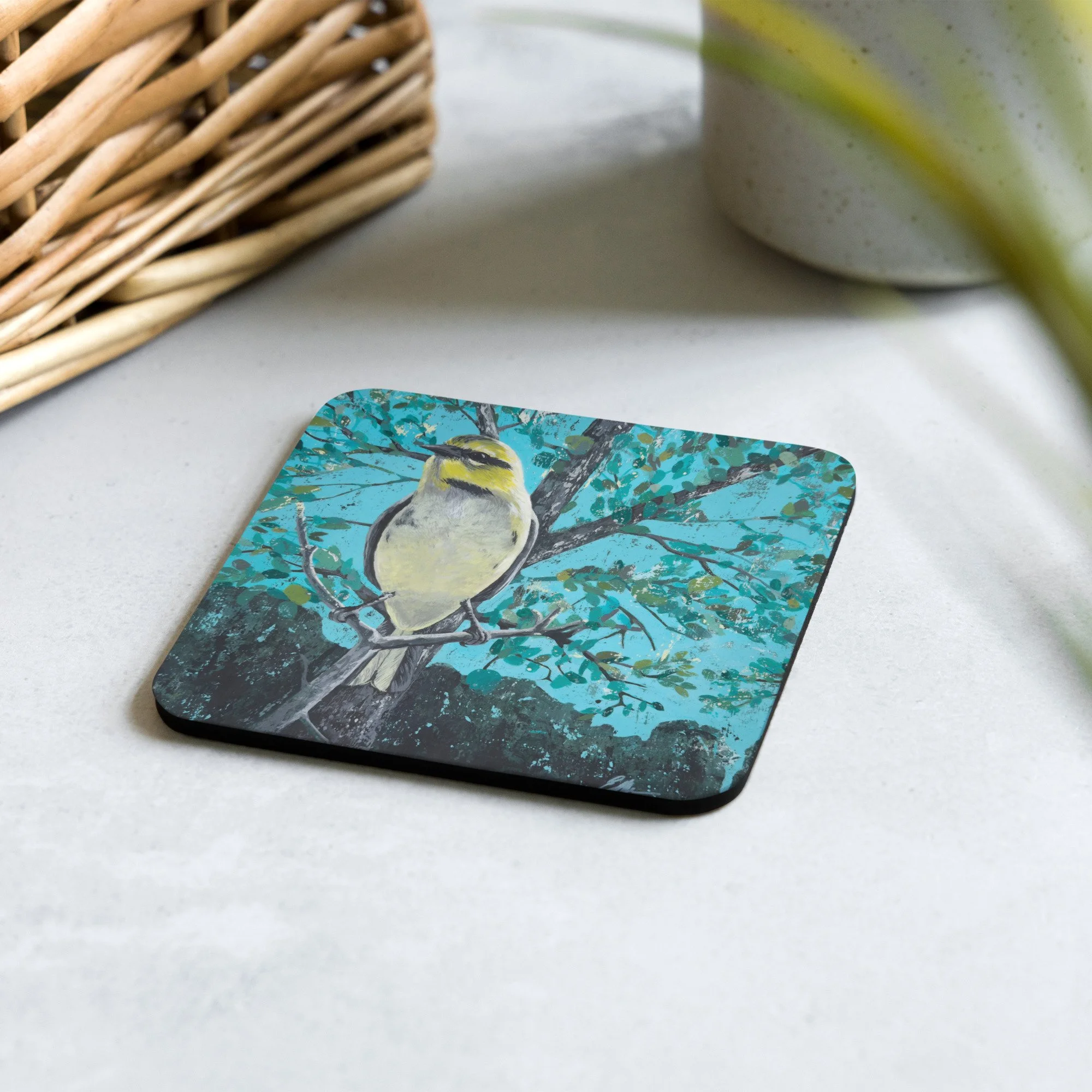 Hill Country Observer - Cork-back coaster