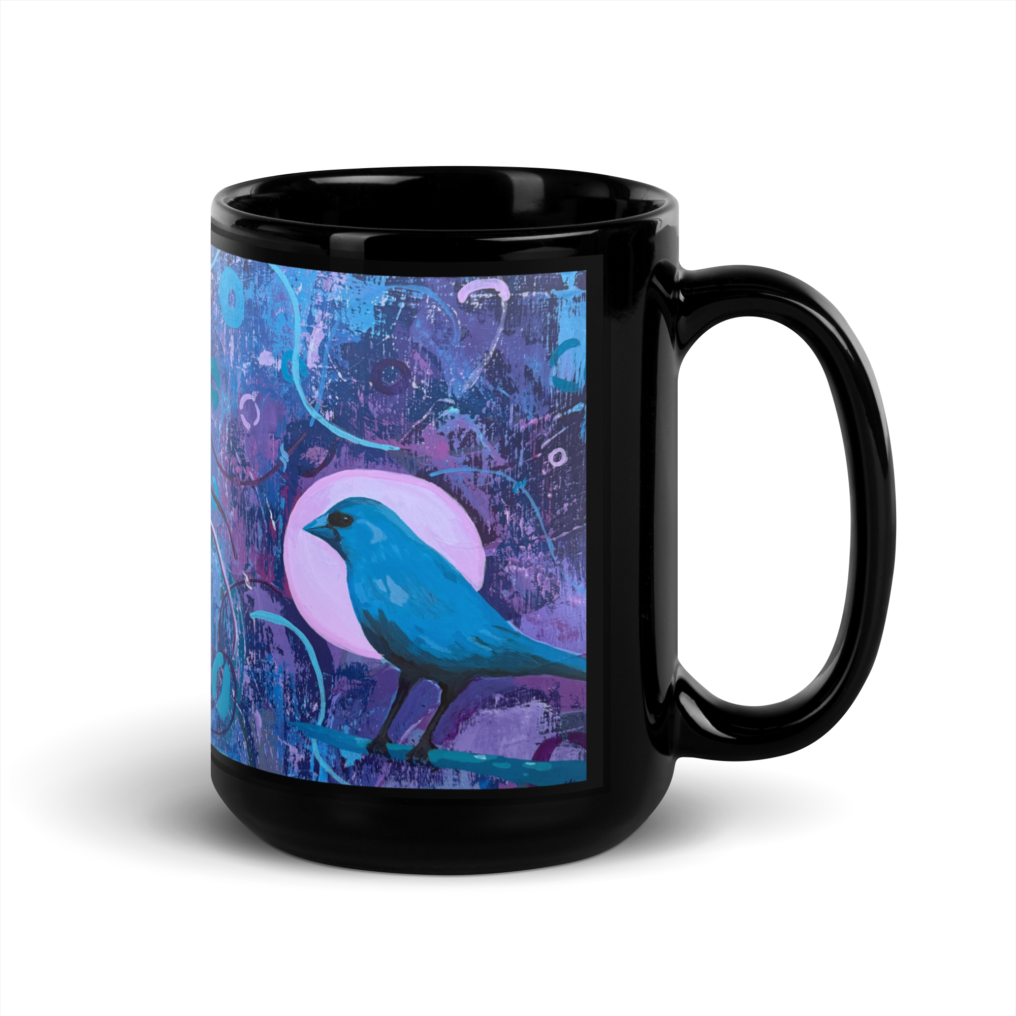 Watchful Eye - Black Glossy Mug