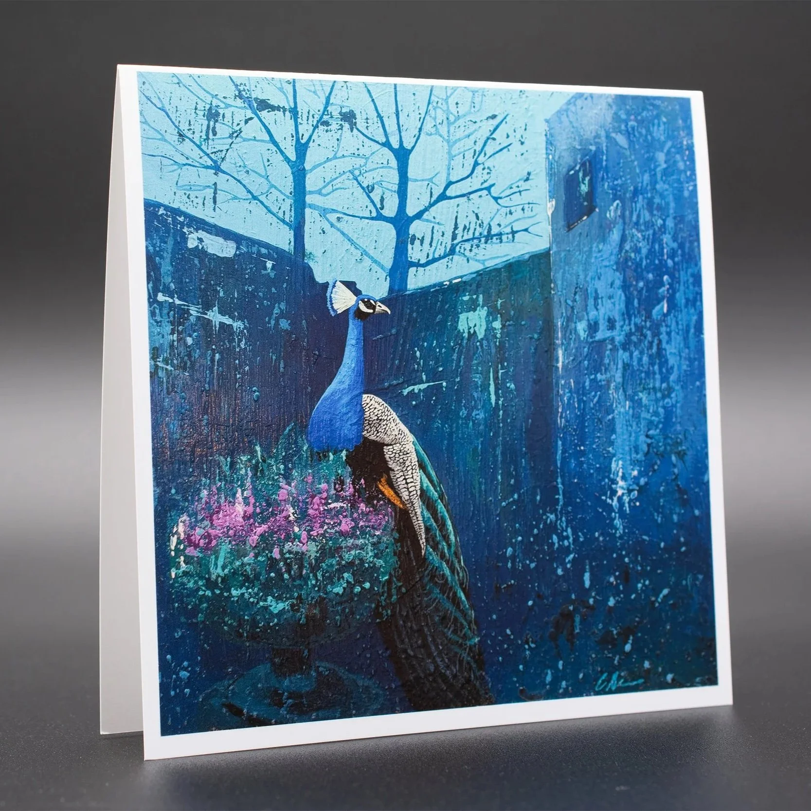 Under the Blue Veil Greeting Cards