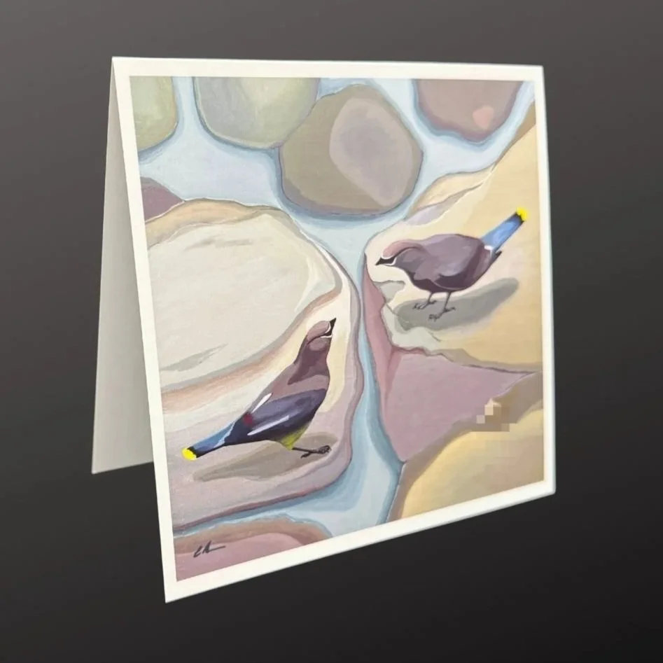 Quiet Confluence Greeting Cards