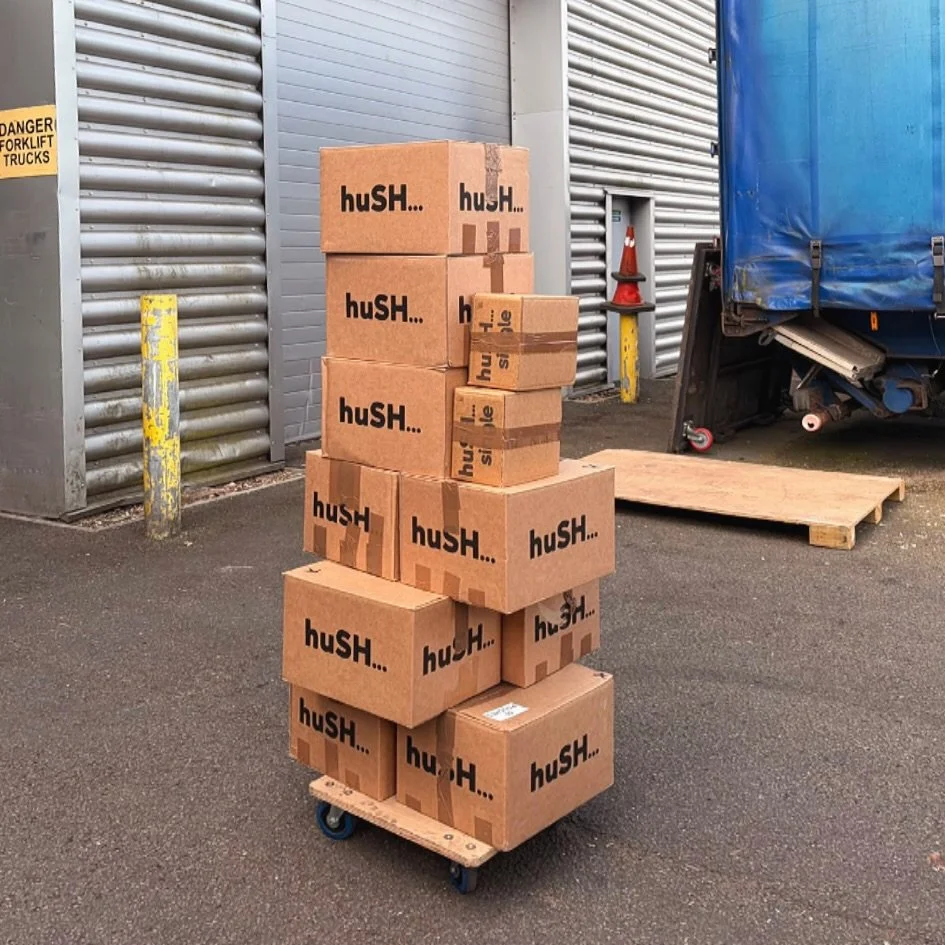 Another day, another delivery. 🚚 🧡

This time we have teamed up with @imaginationglbl for an exciting project. 👀 

Are you ready to lock it up and be in the moment? Let&rsquo;s go 🧡 #gethushed