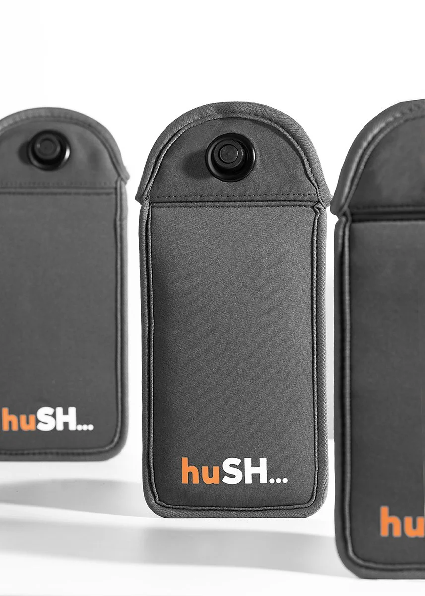 hush lockable phone pouch security schools