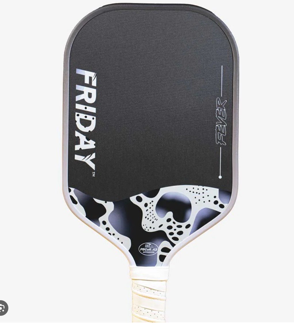Joola  gen2 anna bright pickleball paddle with a black face, yellow lines, and a gray handle.