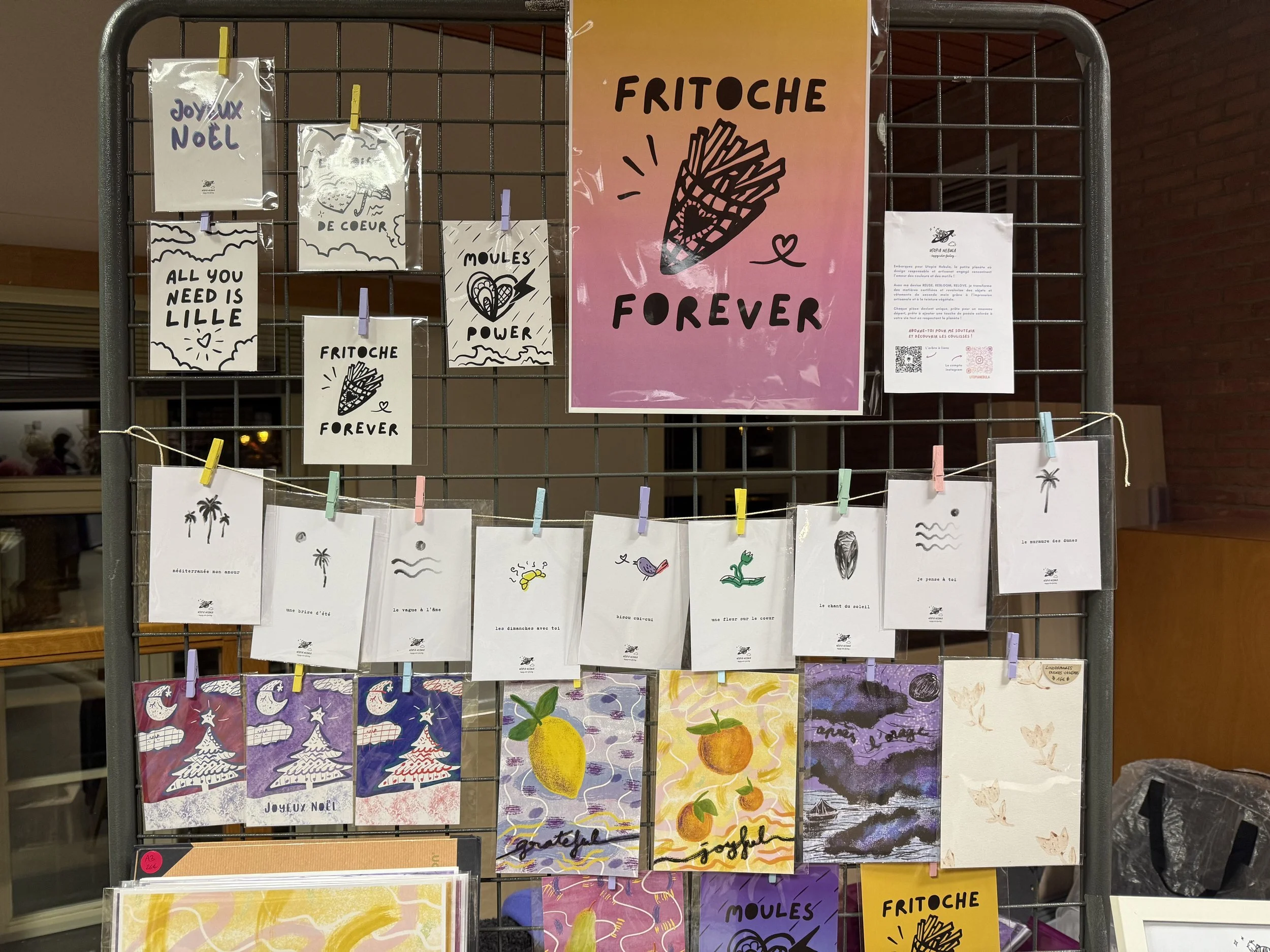 Illustrations joyeuses et colorées dessinées et imprimées à Lille