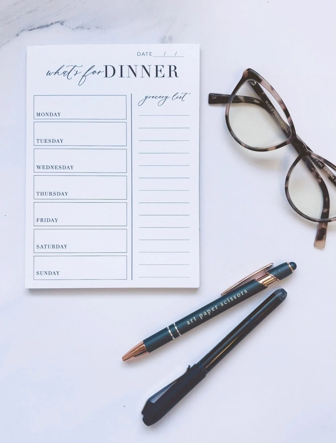 No more &ldquo;what&rsquo;s for dinner?&rdquo; at 5:47pm 😅

Our weekly meal planning notepad keeps your dinners and grocery list in one simple, pretty place- plan the week, shop once, stress less.

Available in our Etsy shop 🛍️ APSWeddings! #notepa