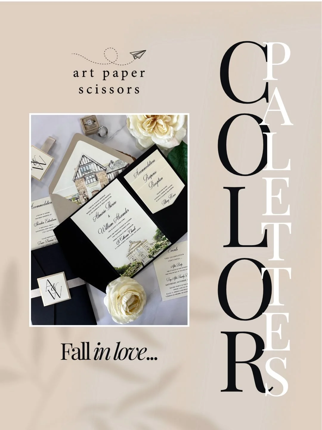 We pulled some of our favorite palettes from fall wedding invitation suites- from warm mocha and champagne neutrals to deep burgundy, midnight navy, soft sage and romantic blush.

Proof that fall doesn&rsquo;t have to mean just orange &amp; brown. Th