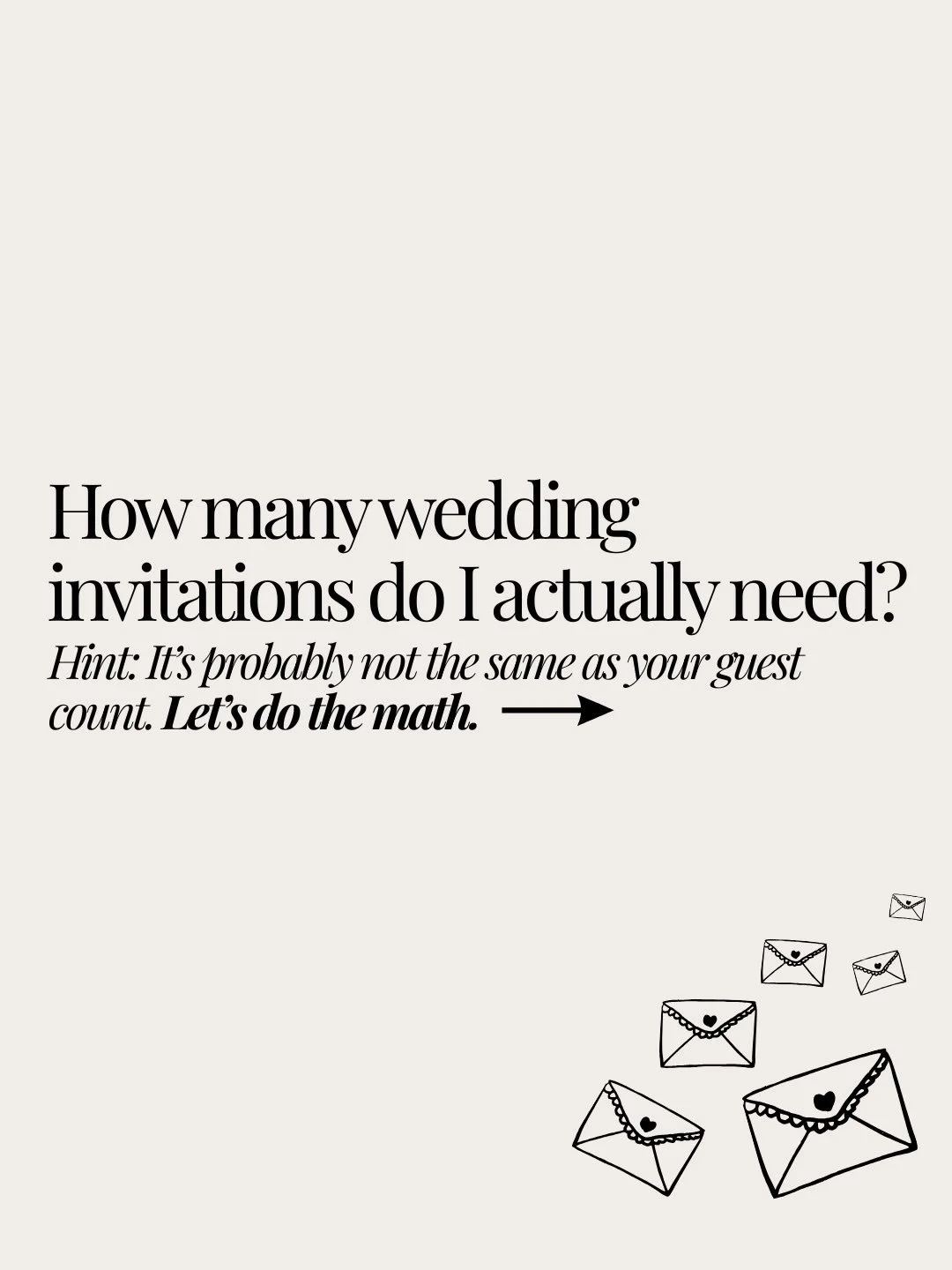 How many wedding invitations do you actually need?💌

Keep swiping for our tips on figuring out the right number to order- plus why having a few extras is always a good idea!🥰#wedding #invitations #weddinginvite #custominvitations #customstationery