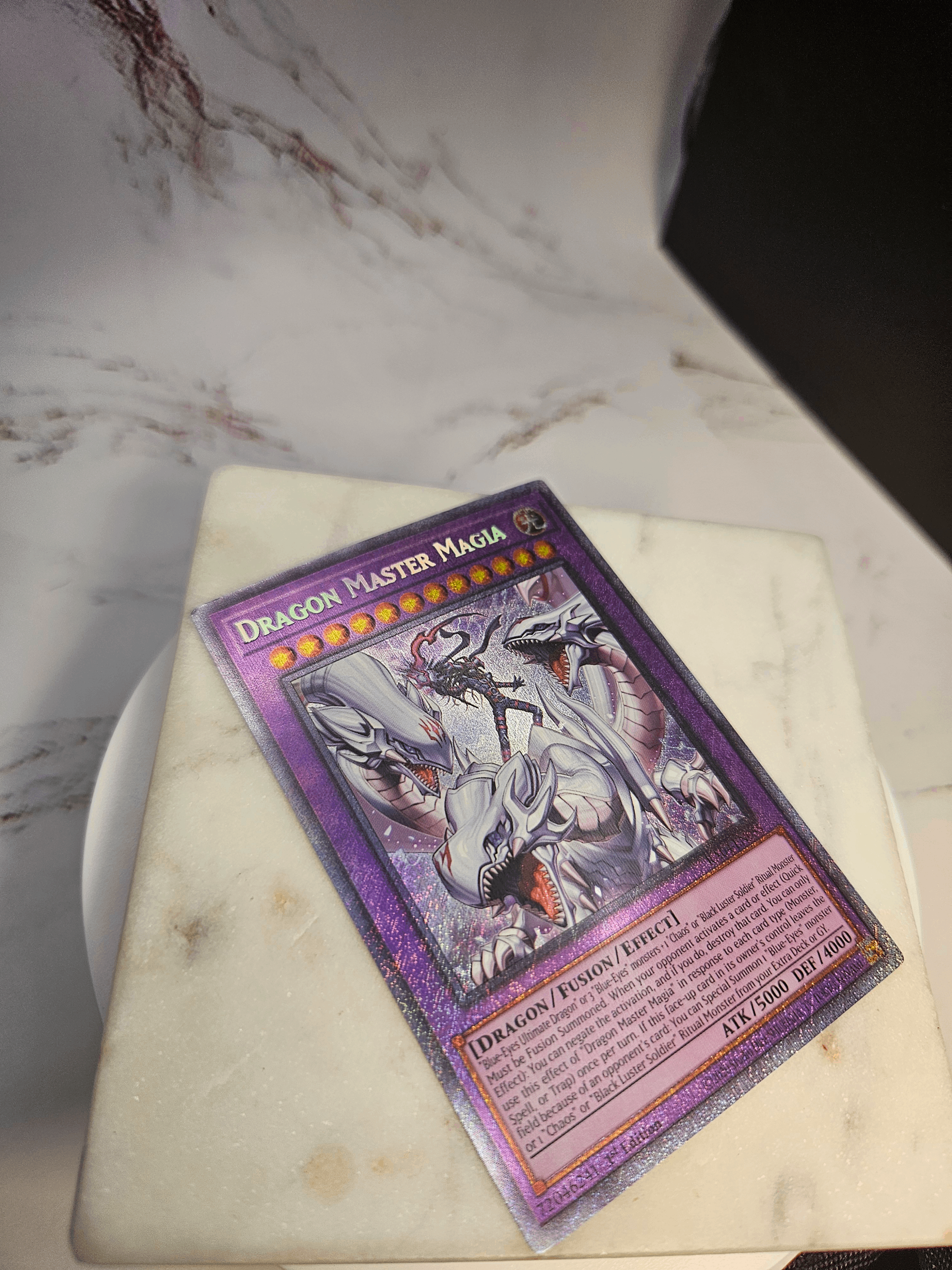 Dragon Master Magia Ra04-en055 Platinum Rare Yugioh Inglés Dragon Master Magia Ra04-en055 Platinum Rare Yugioh Inglés