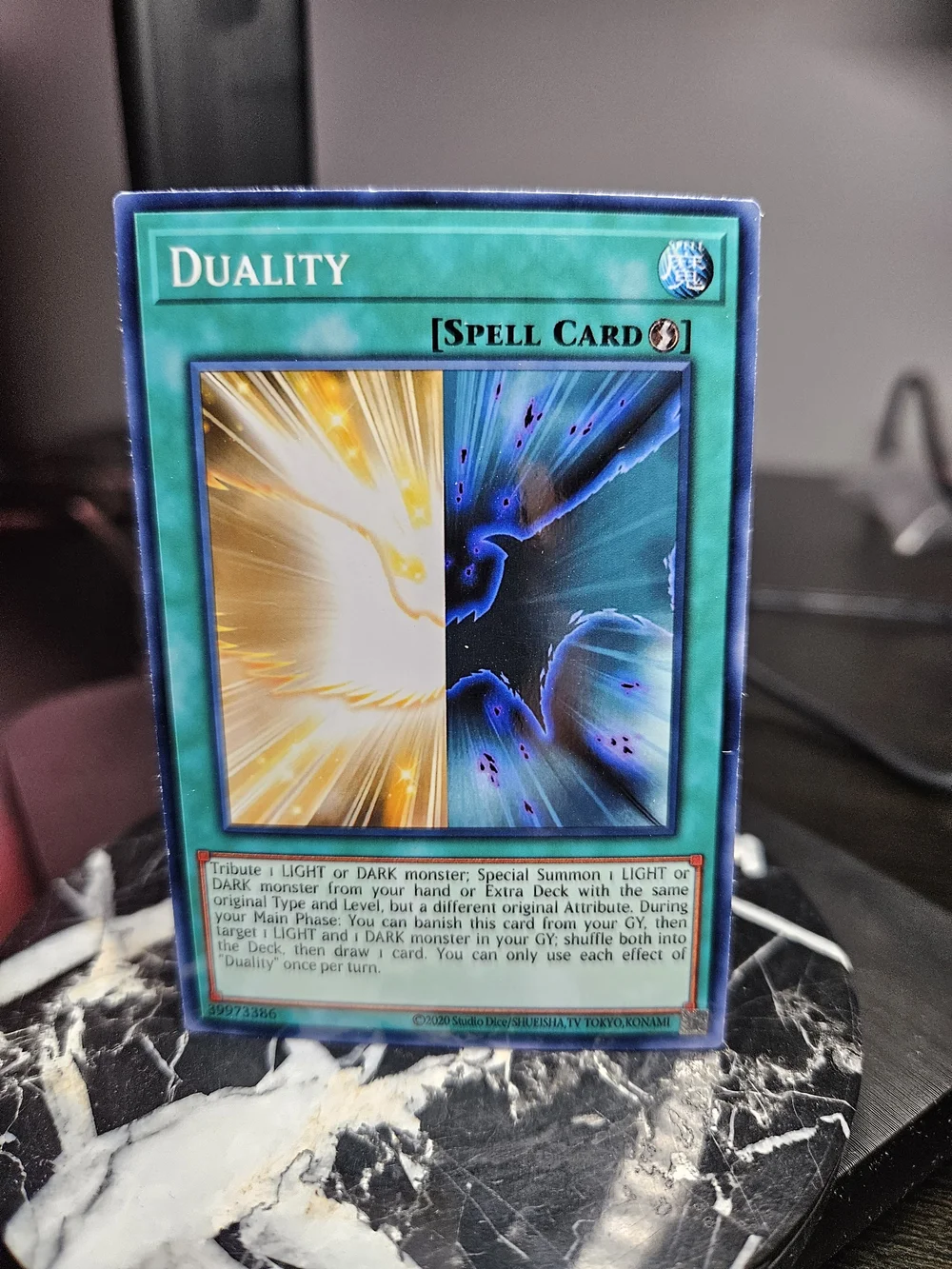 DUALITY - 1st Edition Secret Rare Yu-Gi-Oh! Card BLMR-EN036 - Super Rare Near Mint 3 thumbnail image