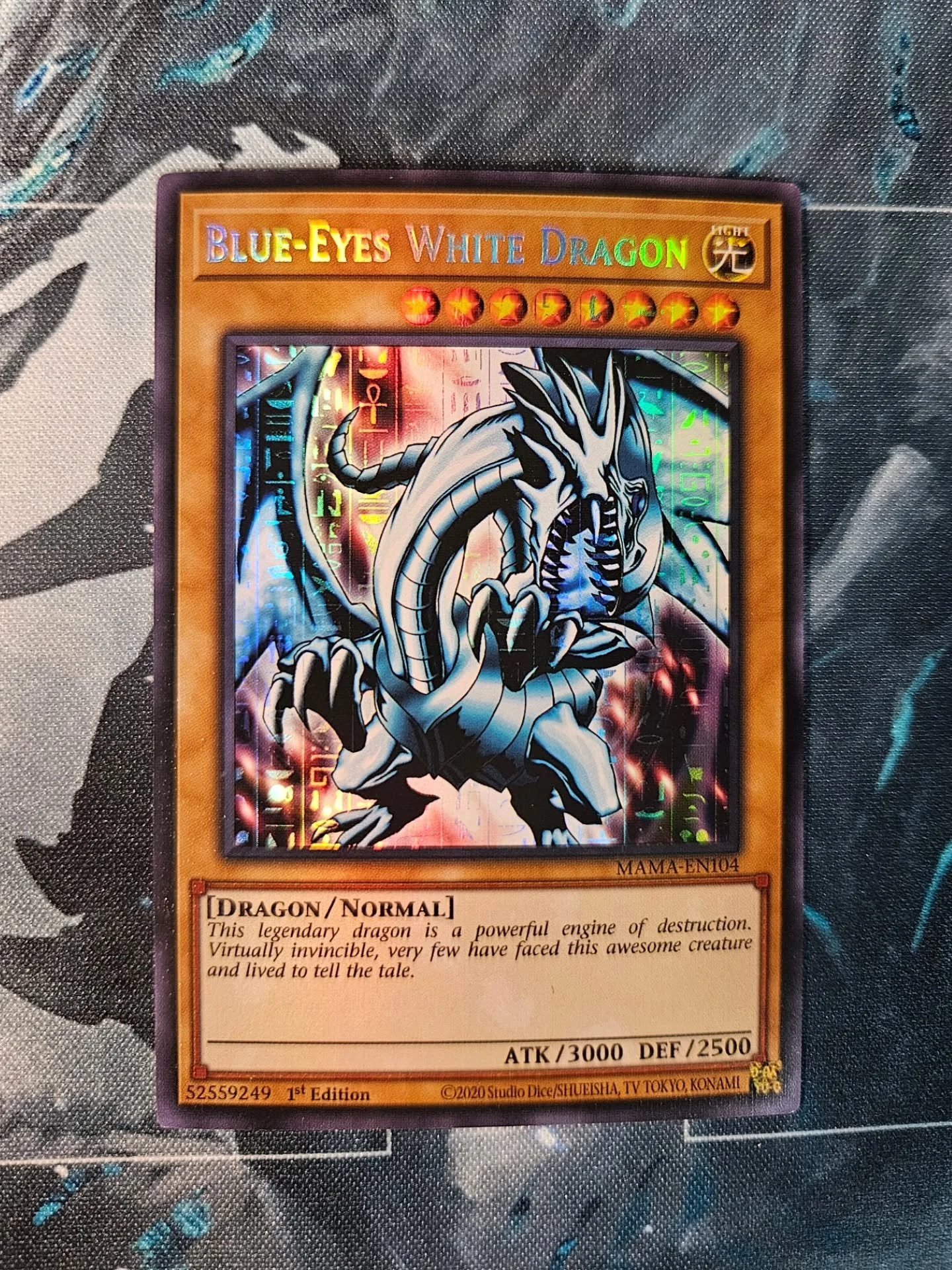 Custom "Pharaoh" inspired holographic pattern on the BEWD LOB Artwork. Another subtle beauty that really isn't so subtle when the light hits just right!

If there are any other cards that would look great with this design please let me know