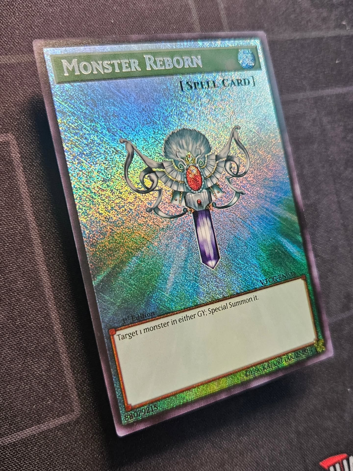 Monster Reborn - the tenth and final card in our first Extended Art set of cards. No better way to introduce this extended art card style than with one or the most iconic cards of all time.

#yugiohcards #yugioh #yugiohtcg #yugiohcollector #monsterre