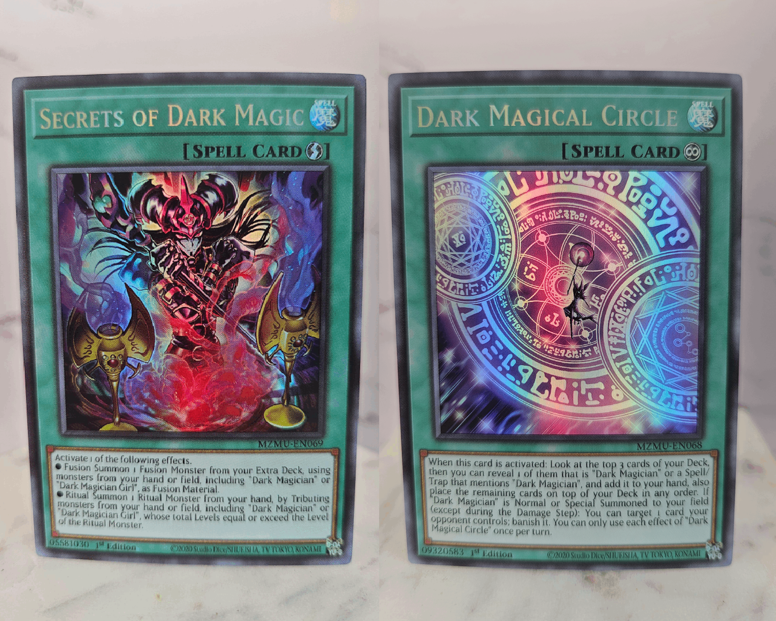 Secrets of Dark Magic & Dark Magical Circle (MZMU-EN068 / EN069) Alternate Art