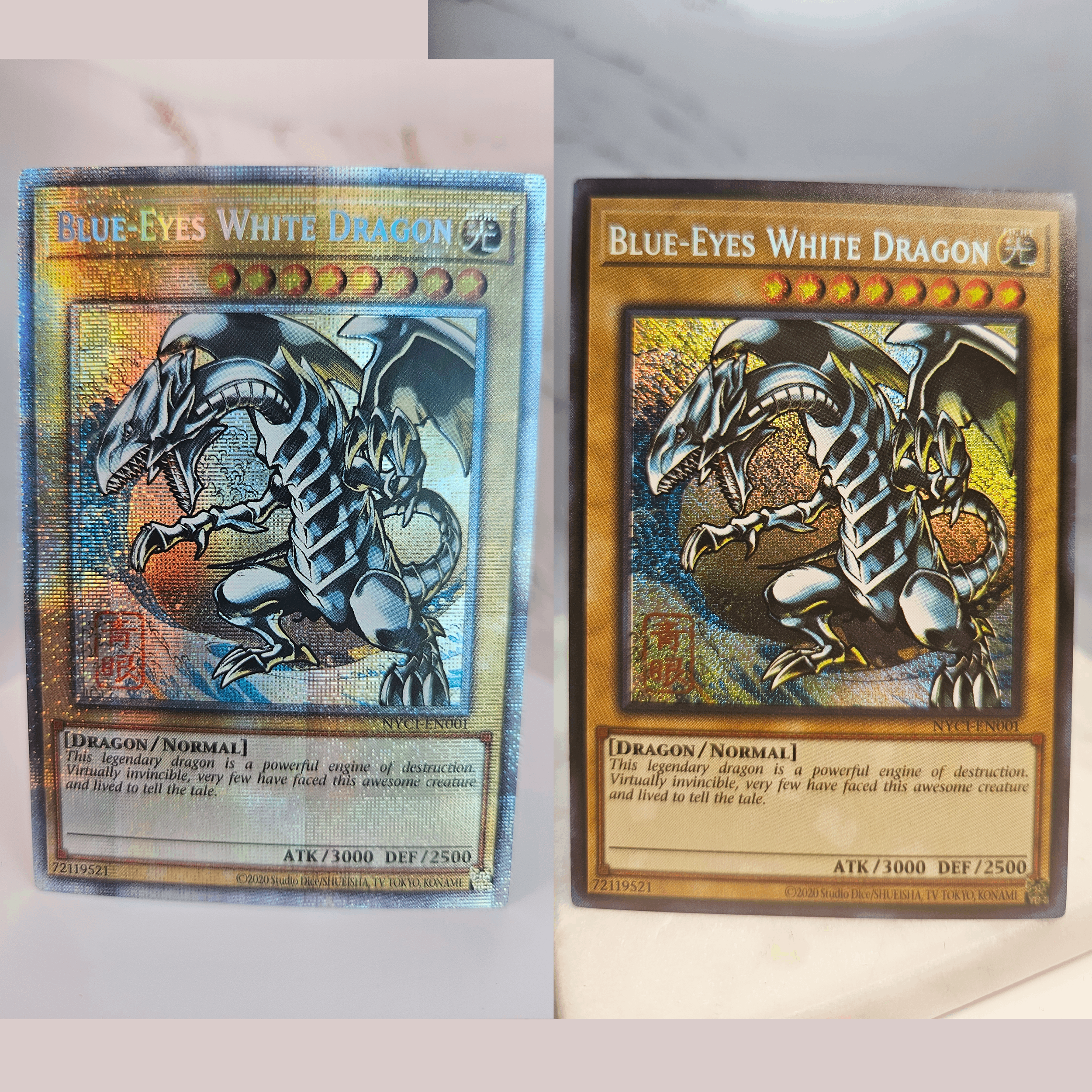 Blue-Eyes White Dragon - Ukiyoe Art - (TCG Version: NYC1-JP001)