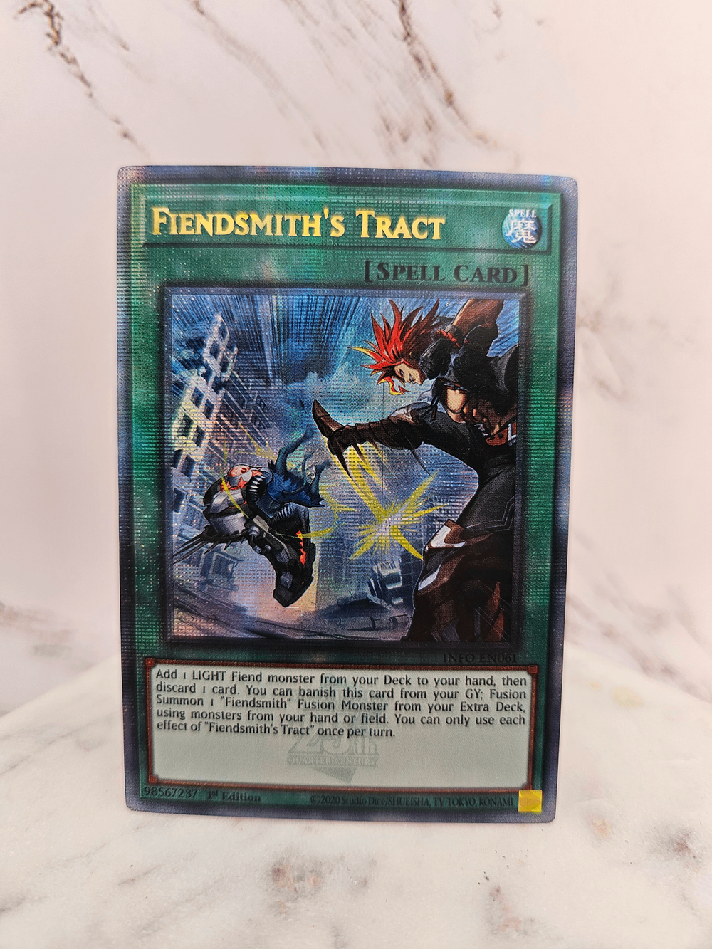 fiendsmith cards yugioh INFO-EN072 Fiendsmith in Paradise : Super Rare 1st Edition YuGiOh Card main image 0