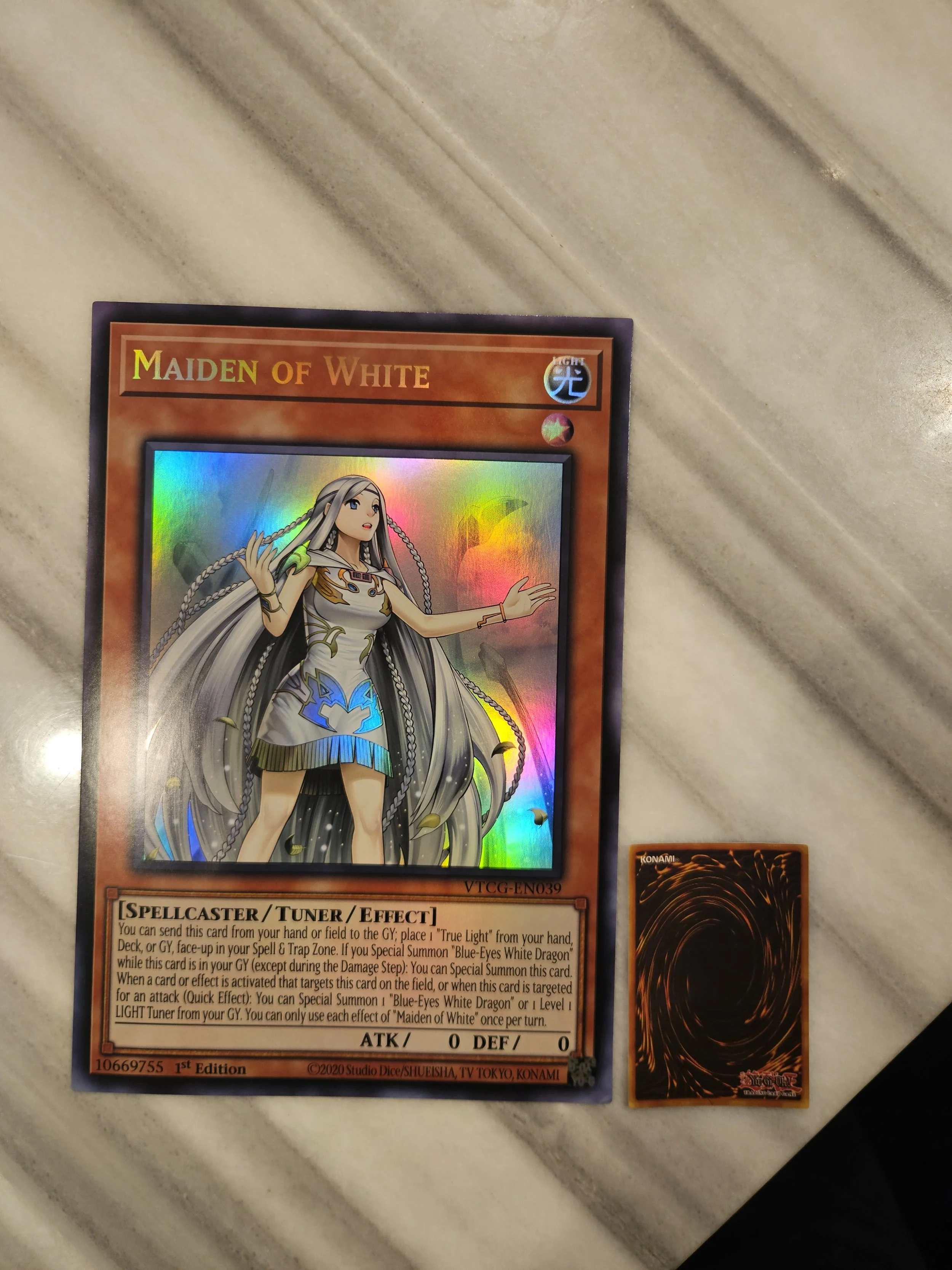Maiden of White - JUMBO Oversized Card