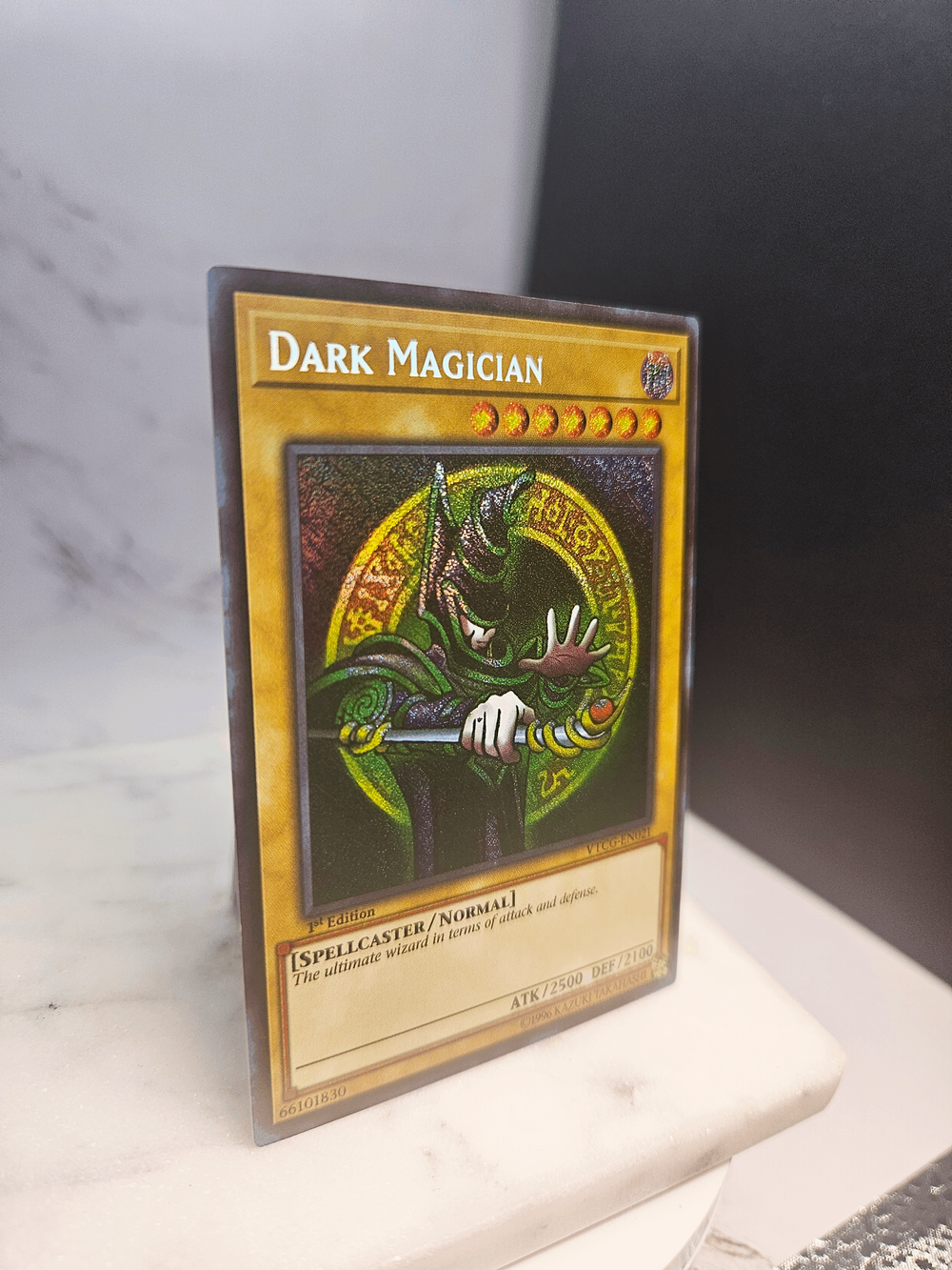 dark magician 1st edition yugioh card of Black Chaos [YGLD-ENC01] Ultra Rare – Galactic Gamez You can inflict damage to your opponent equal to the destroyed monsters original ATK Kazuki Takahashi (YU GI OH)