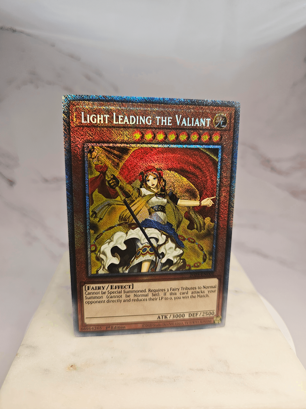 遊戯王 日本選手権 プロモ LIGHT LEADING THE VALIANT LIGHT LEADING 