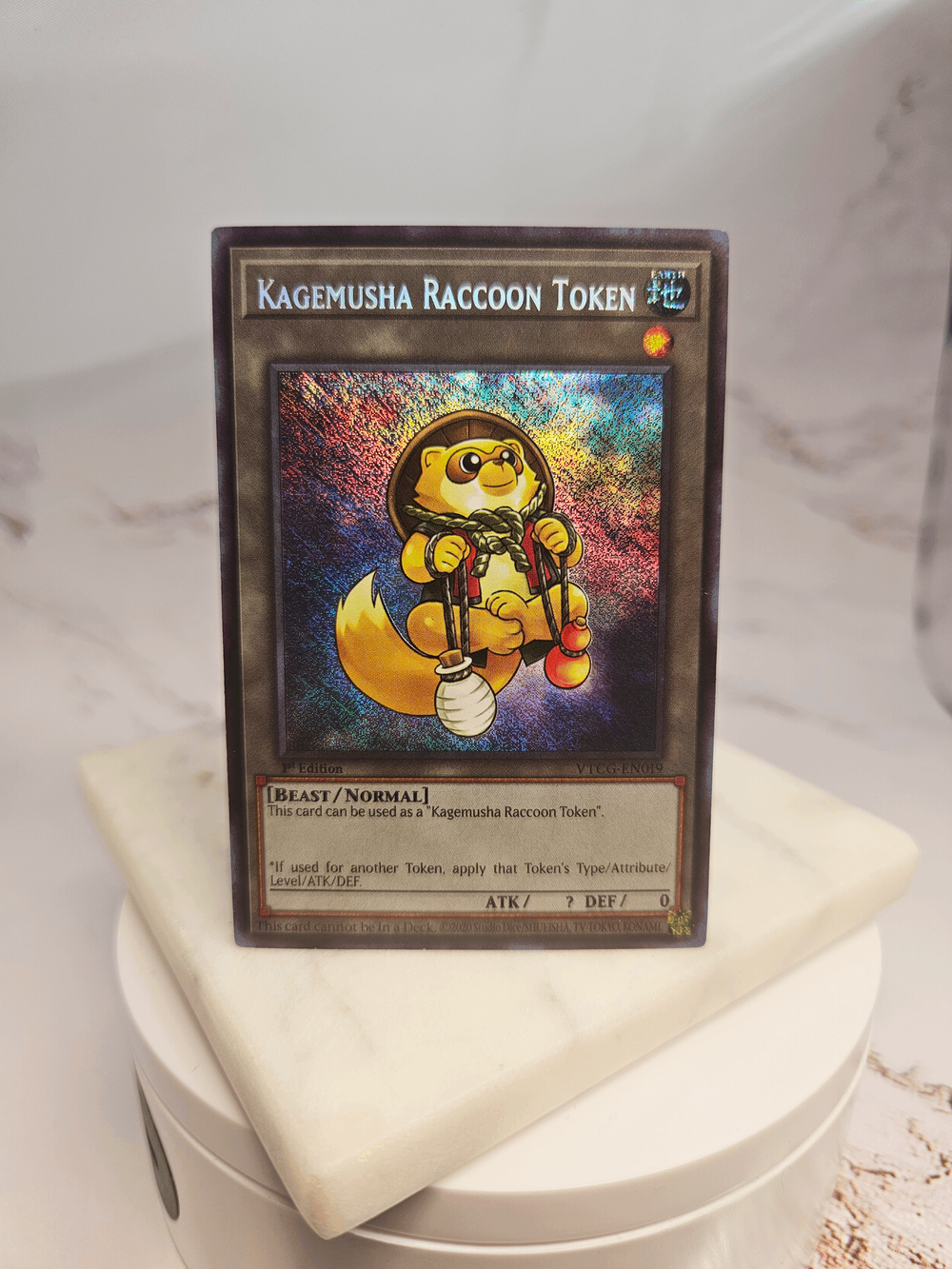 yugioh raccoon cards Kagemusha Token may be 1st or Unlimited Edition Yugioh! 1x Majespecter Raccoon -