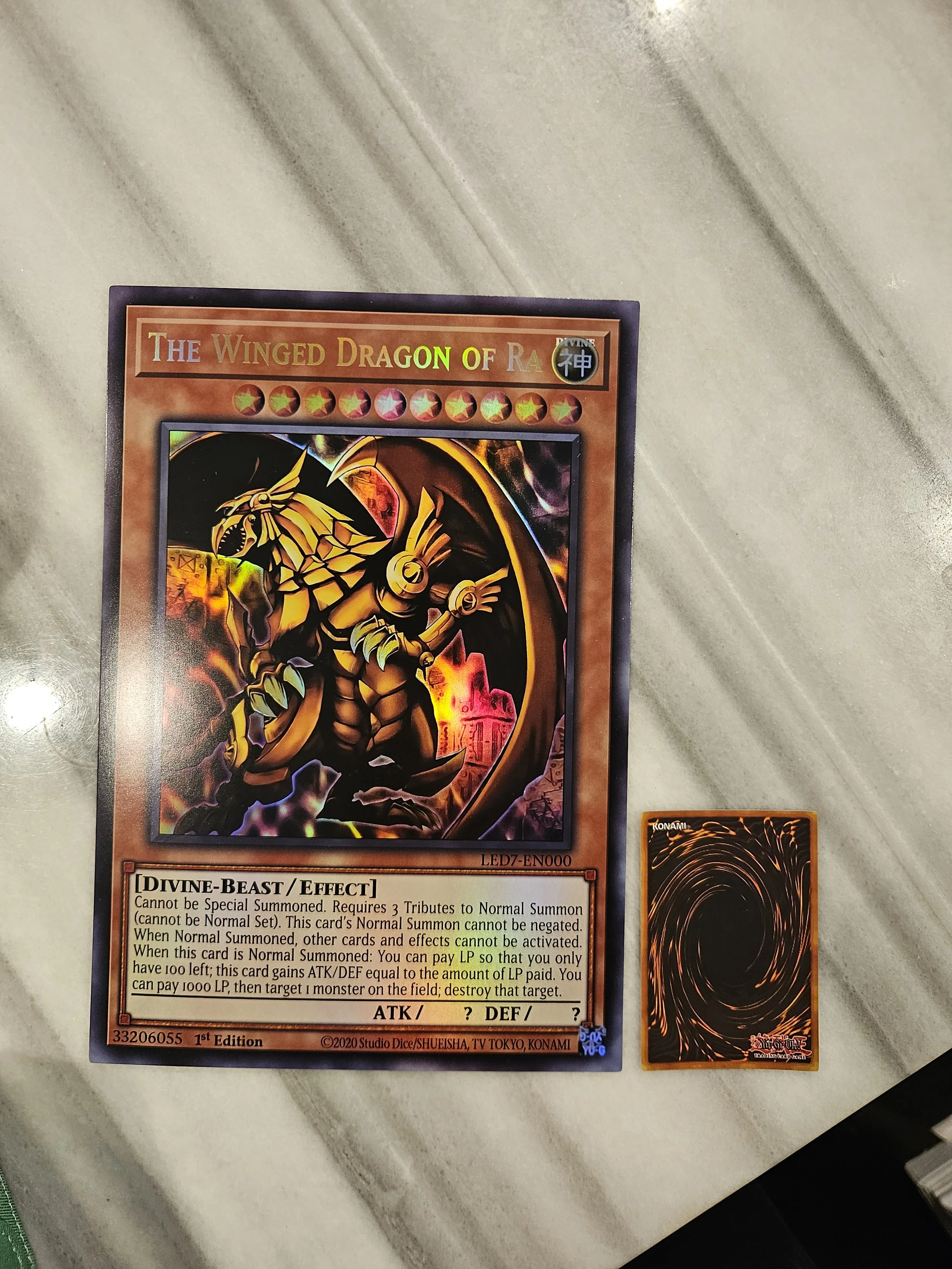 The Winged Dragon of Ra - JUMBO Oversized Card