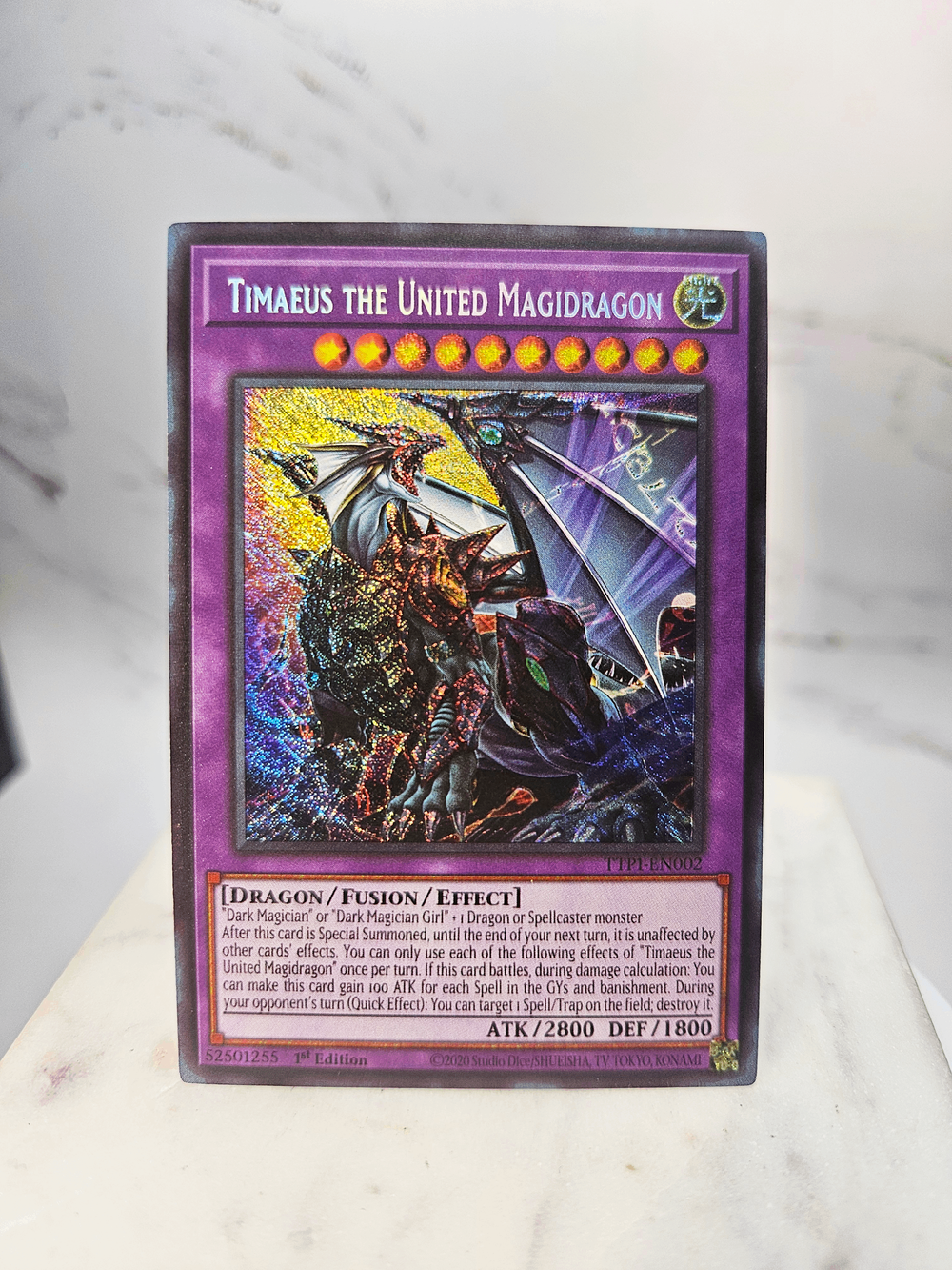 timaeus yugioh card Legendary Dragons Timaeus, Hermos, Critias (Anime Art) - 8 cards set You can make this cards ATK and DEF become equal to the ATK of the monster on the field with the highest ATK (your choice Timaeus, o Cavaleiro do Destino