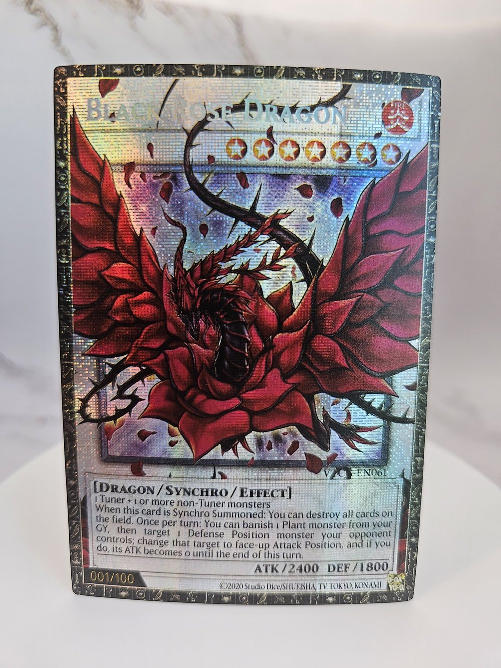yugioh rose dragon cards Yu-Gi-Oh! - Black (CSOC-EN039) - Crossroads of Chaos - Unlimited Edition Dragon/Synchro/Effect Blue Rose Dragon (Yugioh Legendary