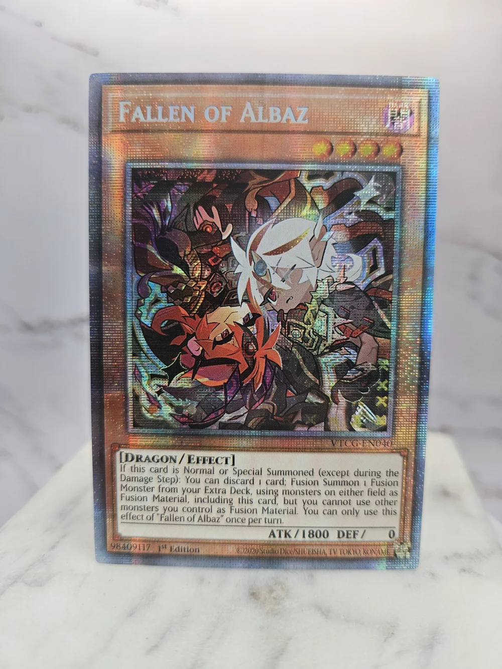 yugioh blue eyes support cards Fallen of Albaz (American) RA01-EN021 – Aus Ygo main image 1